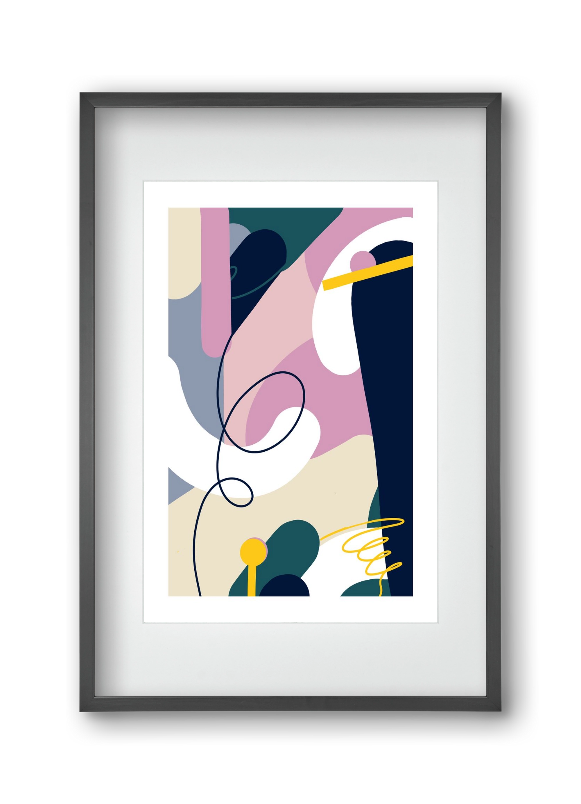 Chaos Theory, 30x45 cm (20x30 cm), Fekete keret, paszpartuval