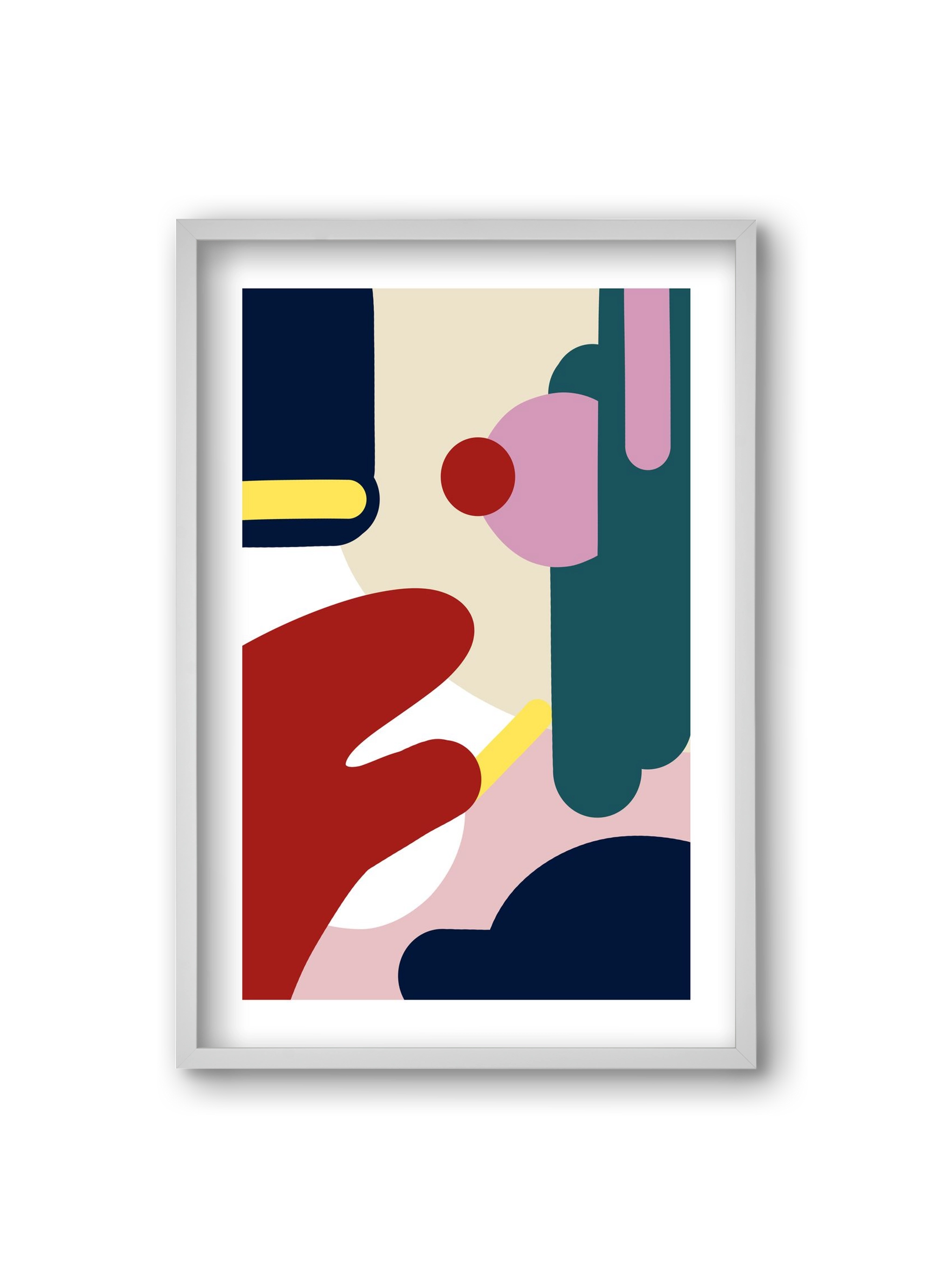 Cake, 20x30 cm (20x30 cm), Fehér keret