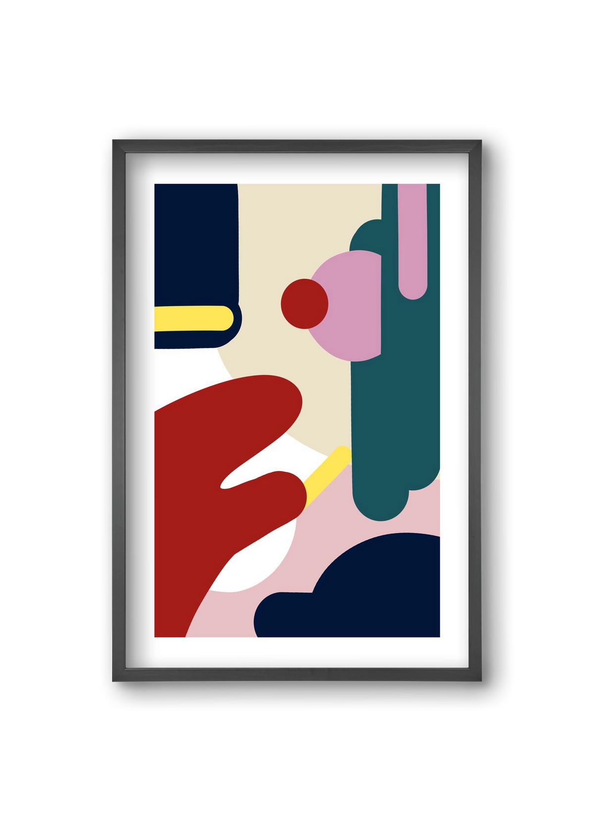 Cake, 20x30 cm (20x30 cm), Fekete keret