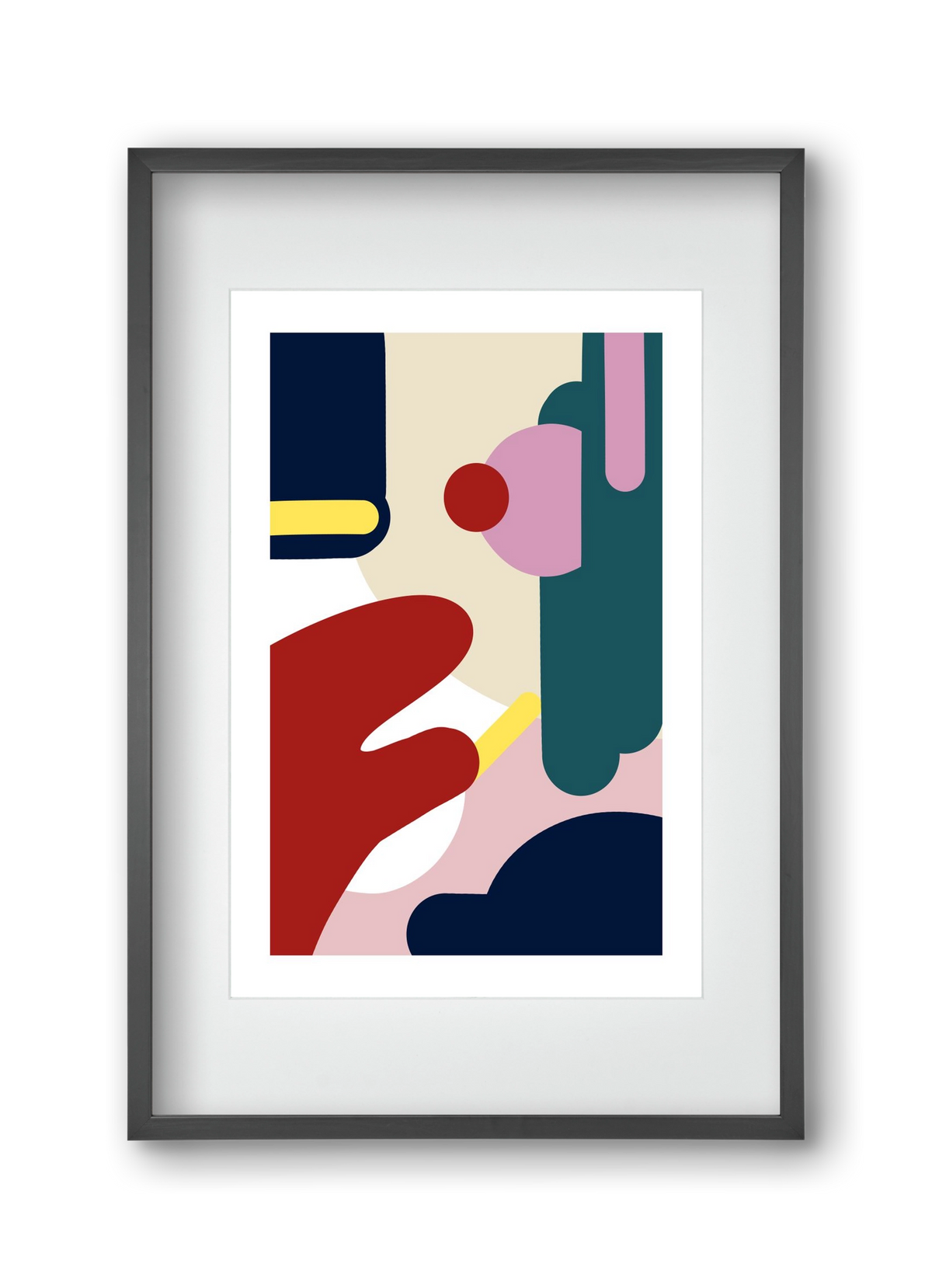 Cake, 30x45 cm (20x30 cm), Fekete keret, paszpartuval