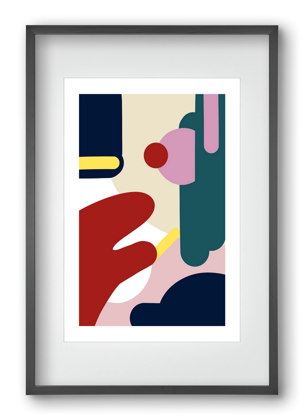 Cake, 40x60 cm (30x45 cm), Fekete keret, paszpartuval