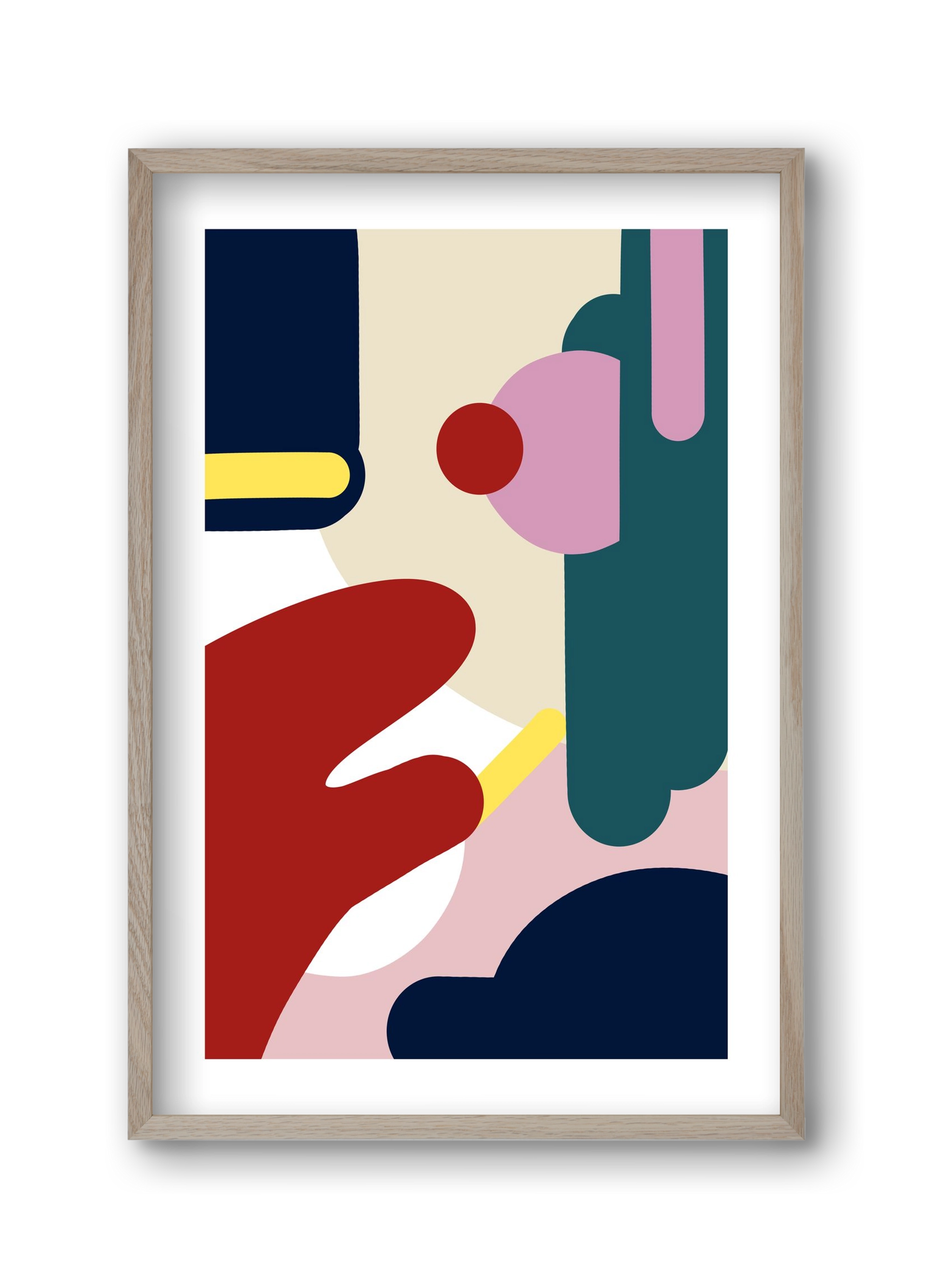 Cake, 30x45 cm (30x45 cm), Tölgy keret