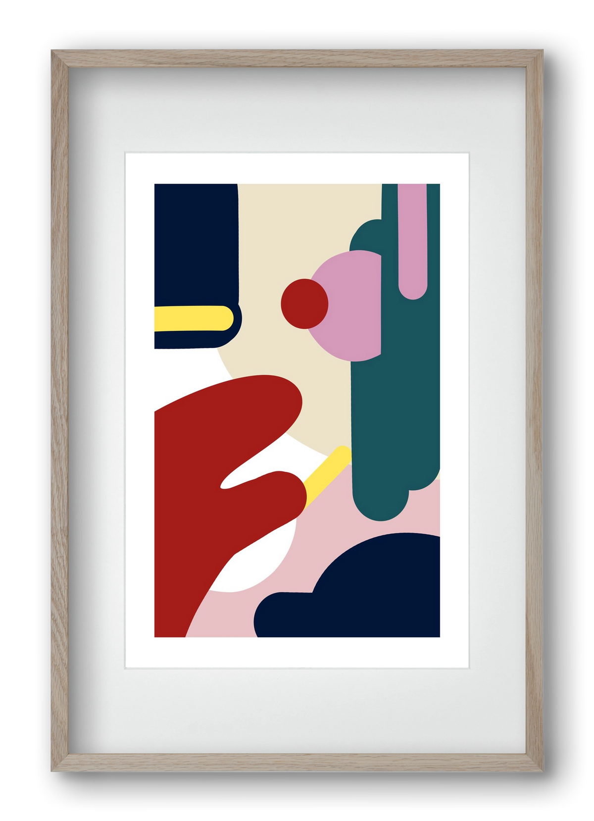 Cake, 40x60 cm (30x45 cm), Tölgy keret, paszpartuval