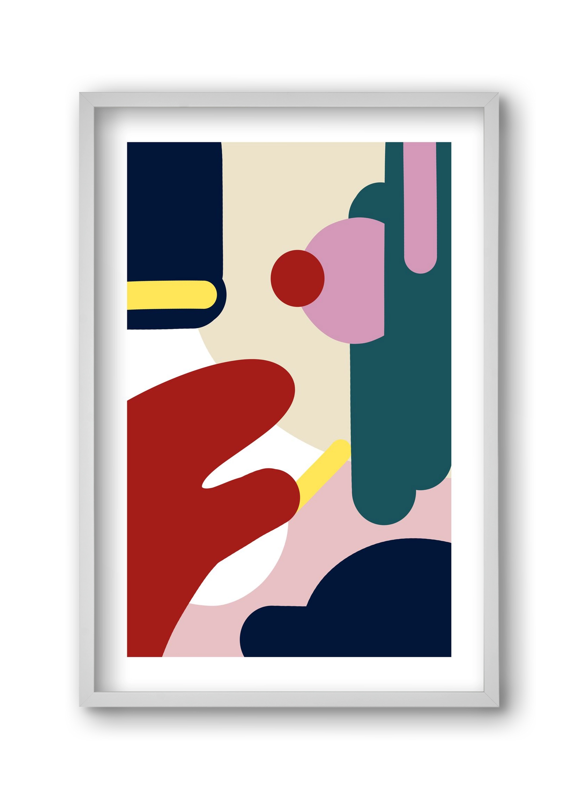 Cake, 30x45 cm (30x45 cm), Fehér keret