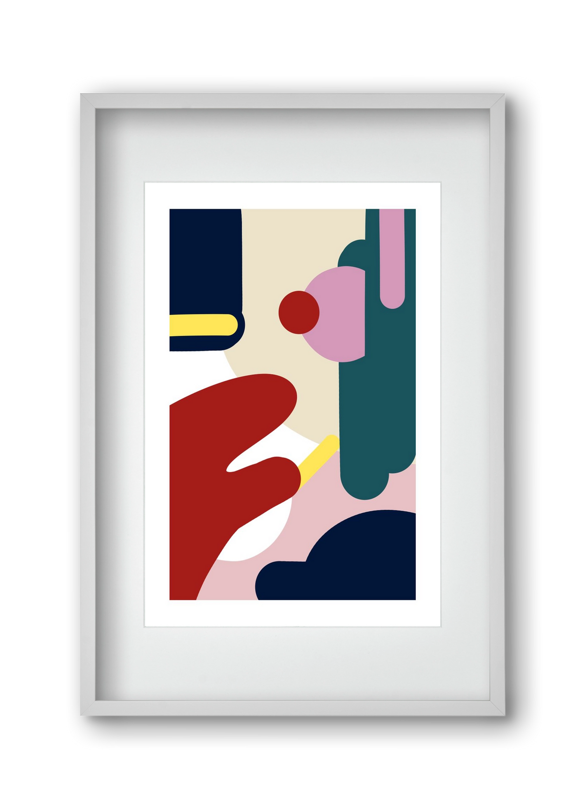 Cake, 30x45 cm (20x30 cm), Fehér keret, paszpartuval