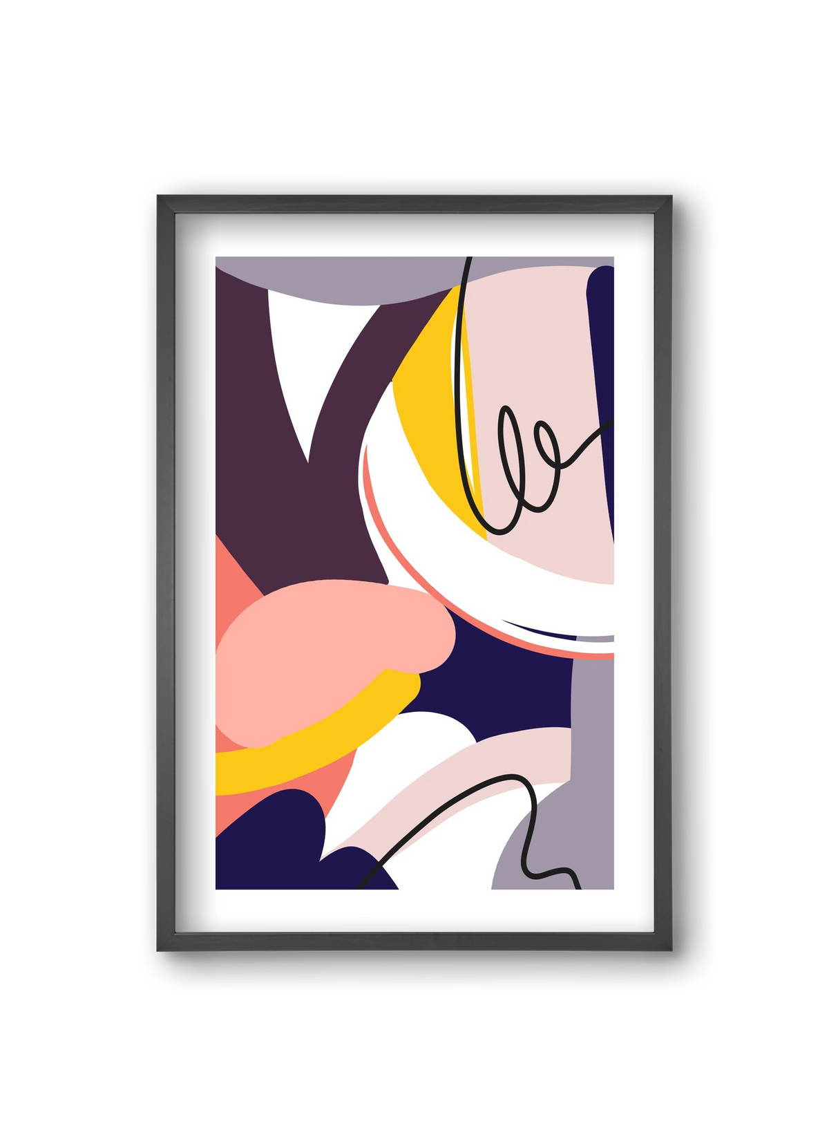 Busyness, 20x30 cm (20x30 cm), Fekete keret