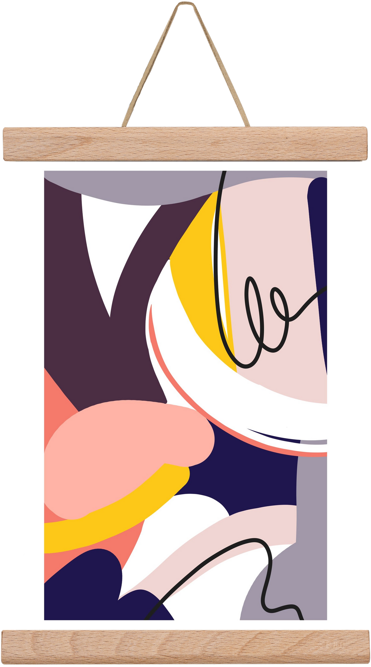 Busyness, 20x30 cm (20x30 cm), Tölgy akasztó