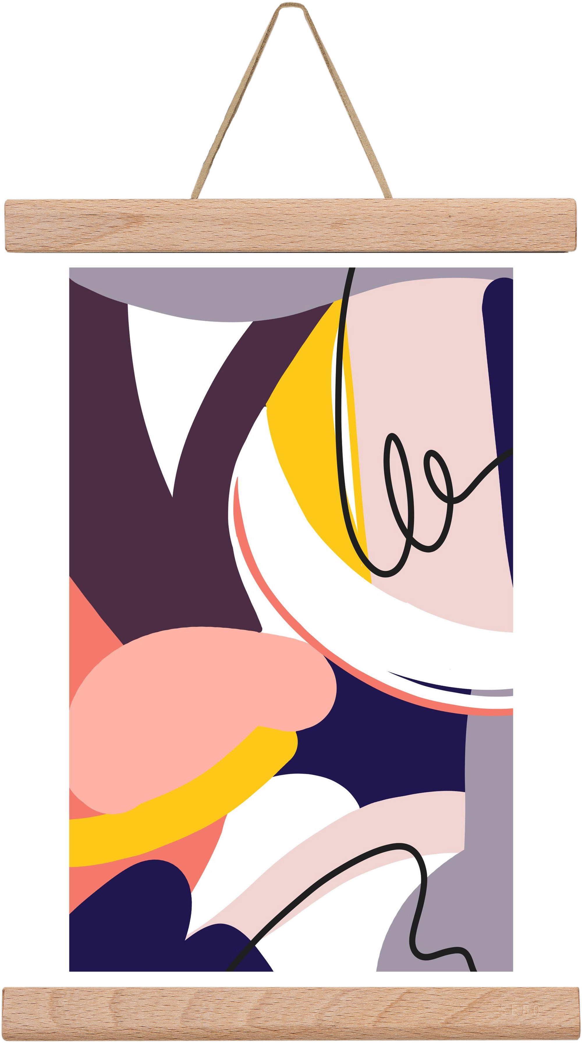 Busyness, 20x30 cm (20x30 cm), Tölgy akasztó