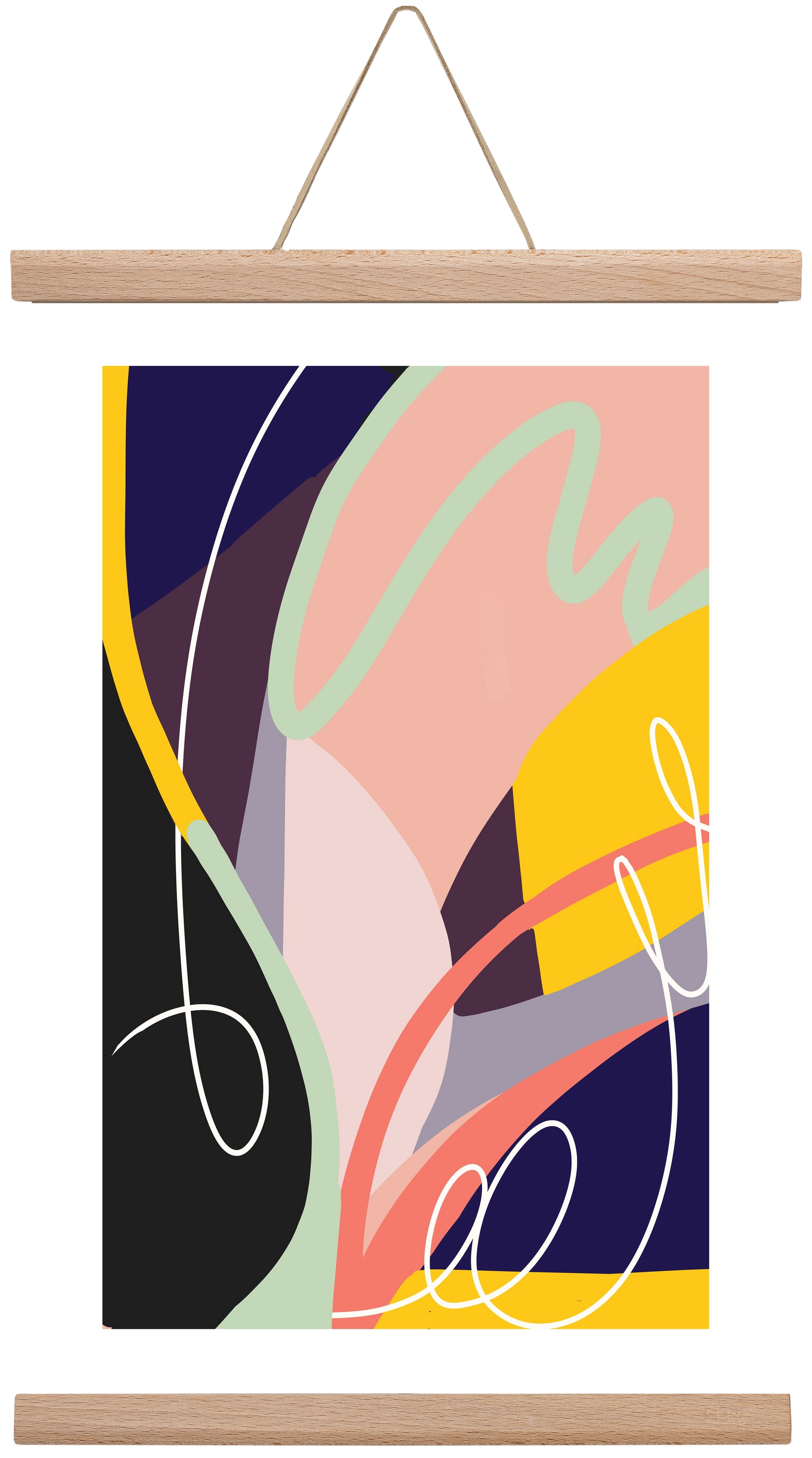 Botanical gardens, 30x45 cm (30x45 cm), Tölgy akasztó