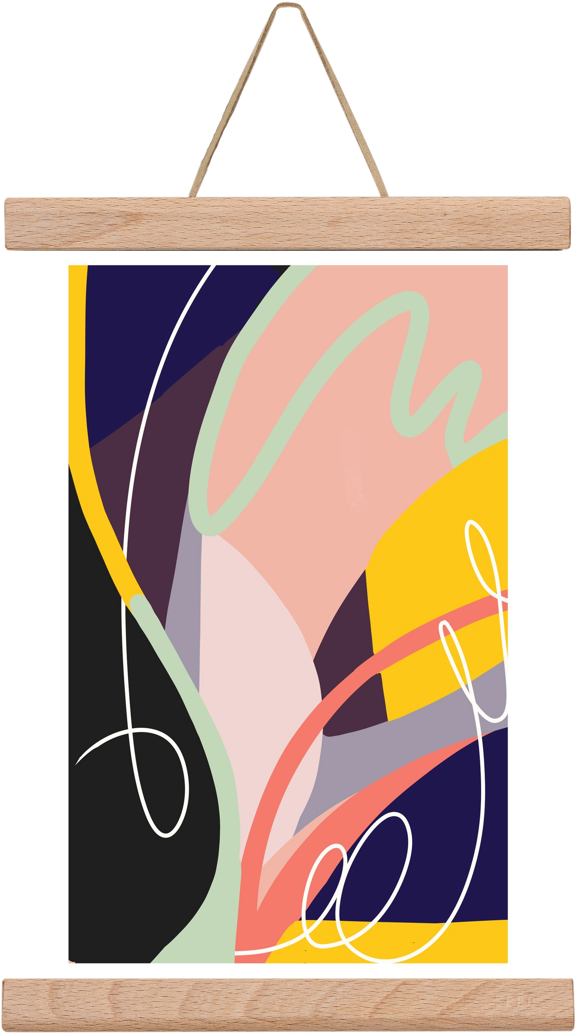 Botanical gardens, 20x30 cm (20x30 cm), Tölgy akasztó