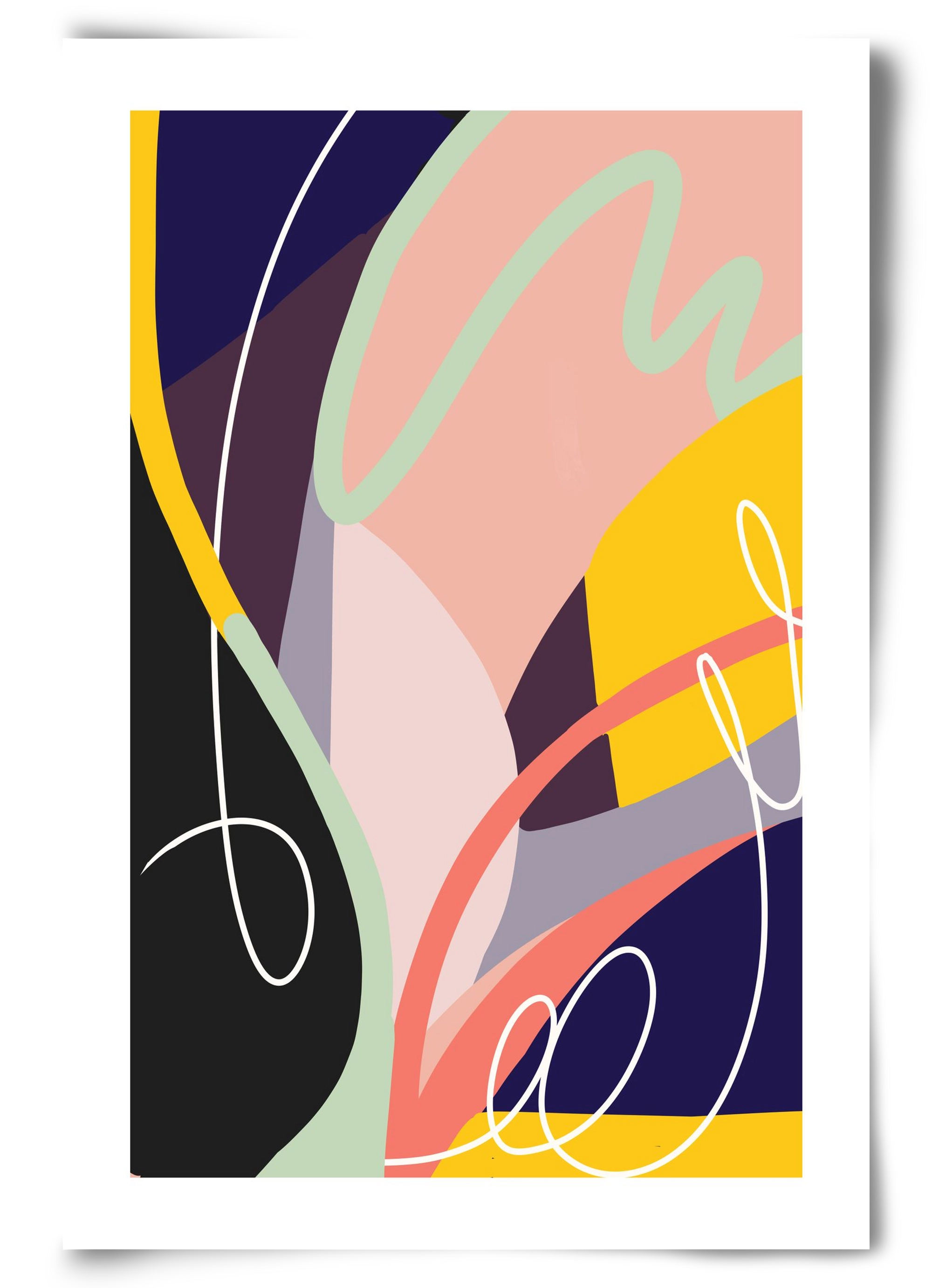 Botanical gardens, 60x90 cm, Keret nélkül