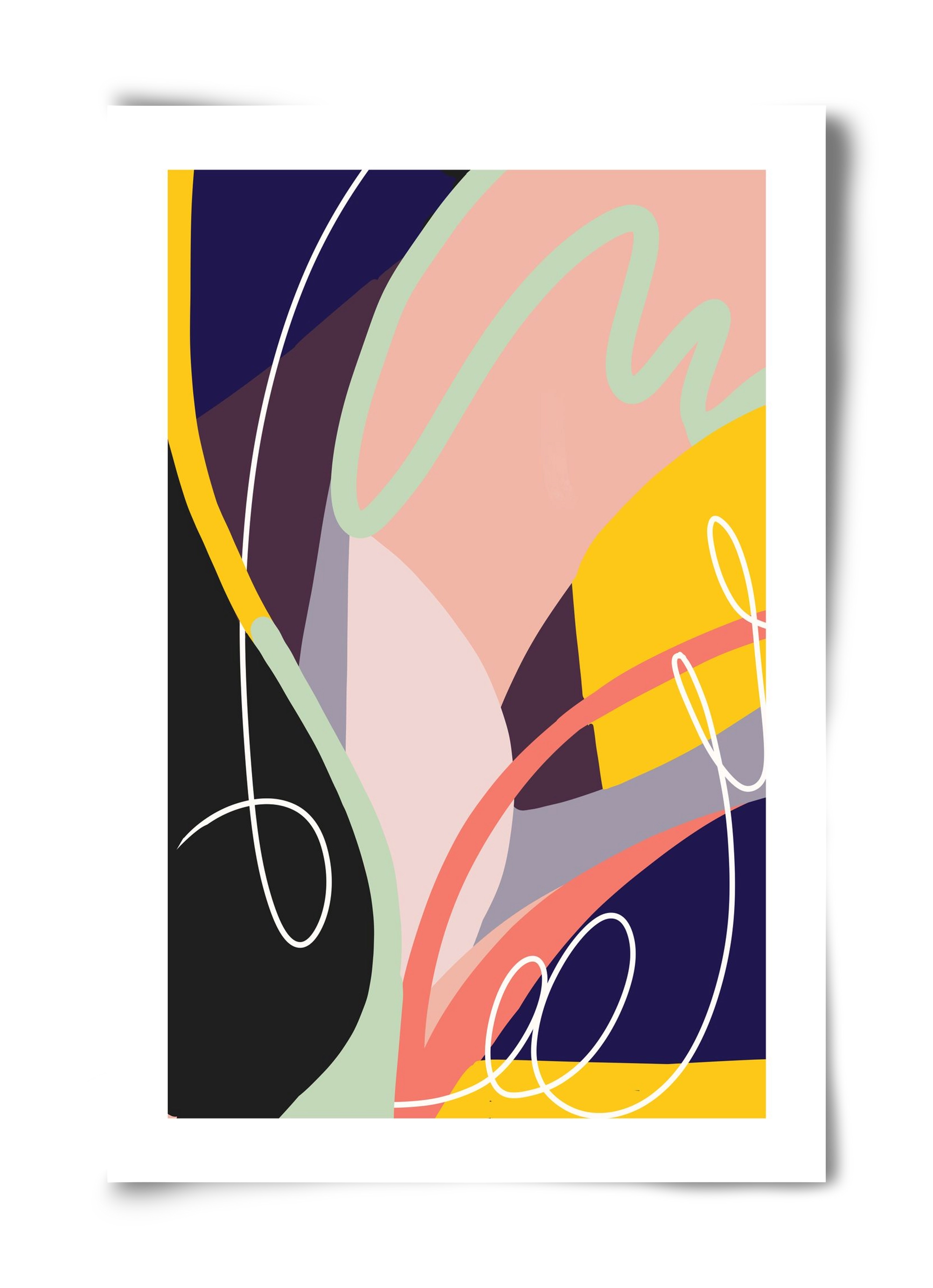 Botanical gardens, 40x60 cm, Keret nélkül