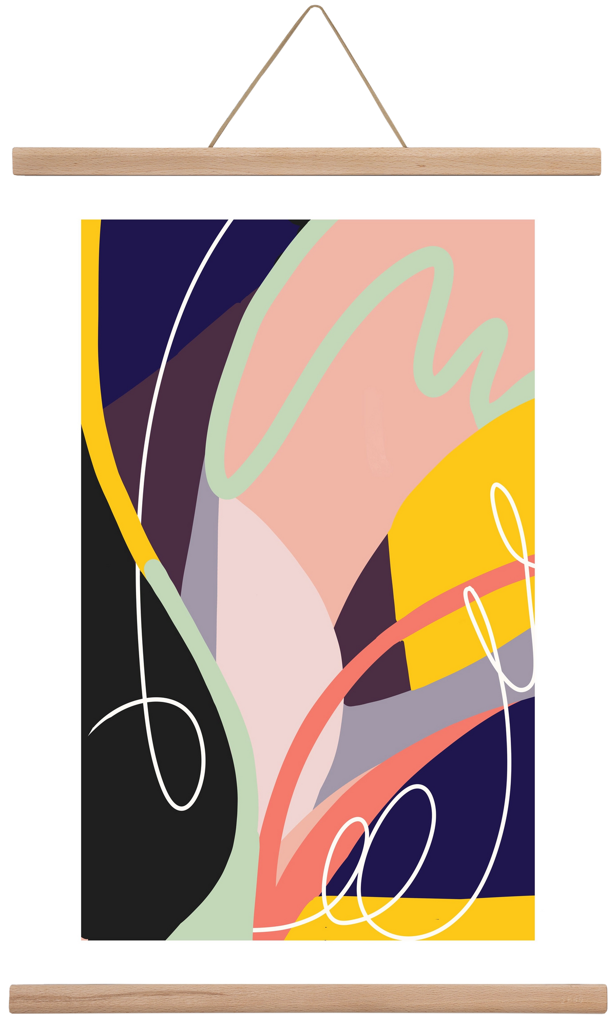 Botanical gardens, 40x60 cm (40x60 cm), Tölgy akasztó