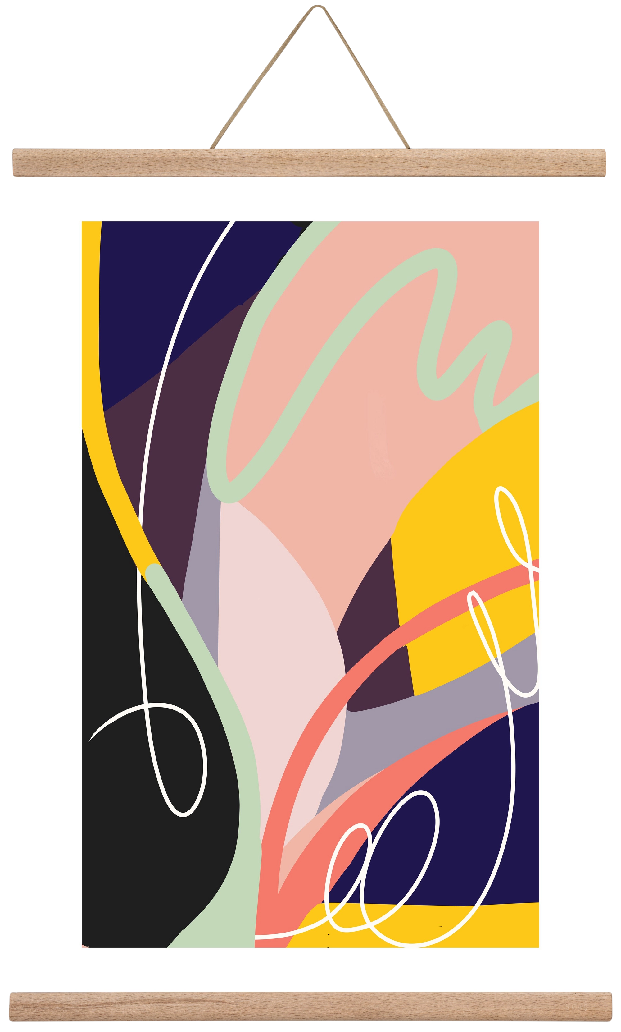 Botanical gardens, 40x60 cm (40x60 cm), Tölgy akasztó