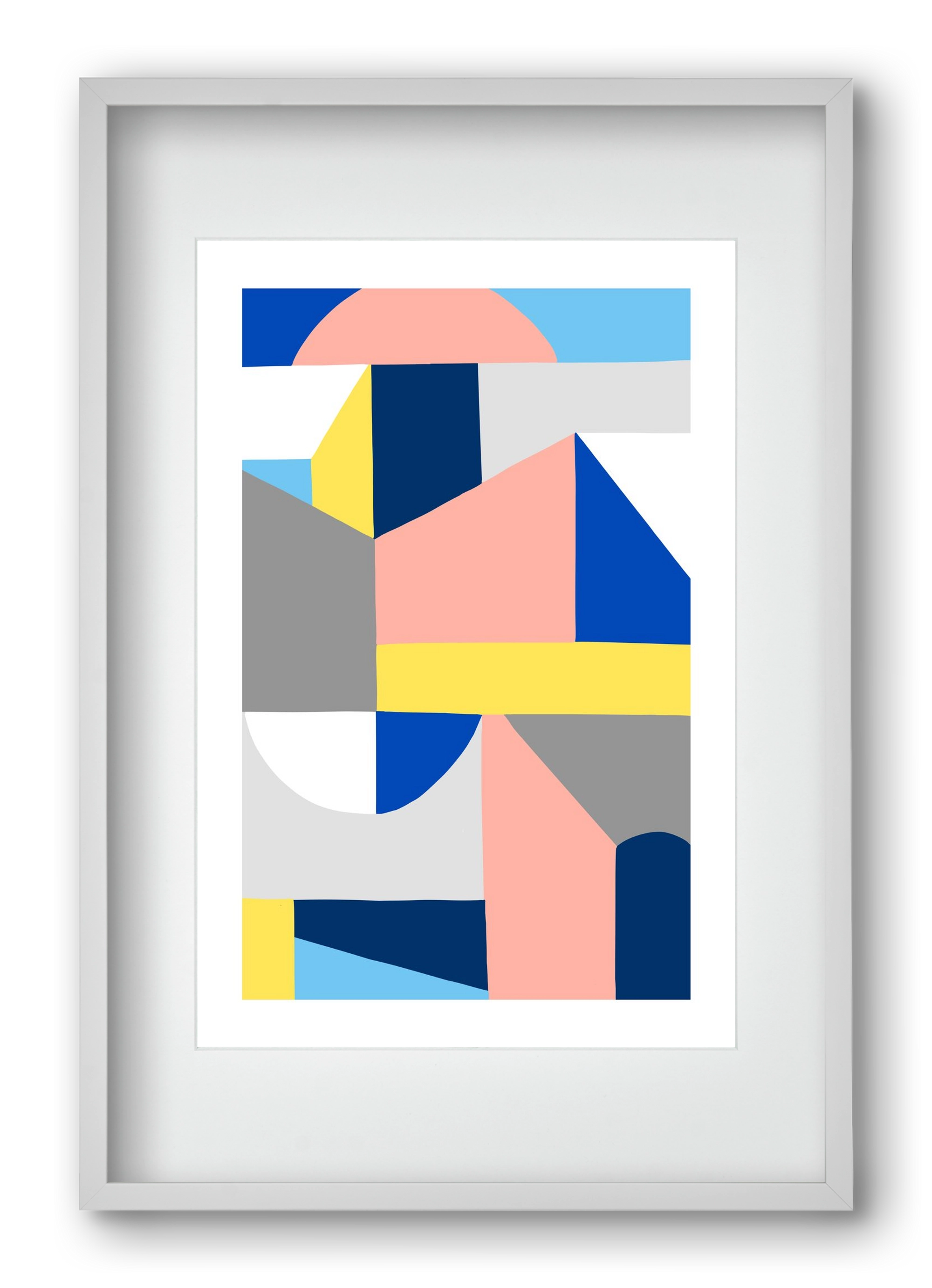 Architect, 40x60 cm (30x45 cm), Fehér keret, paszpartuval