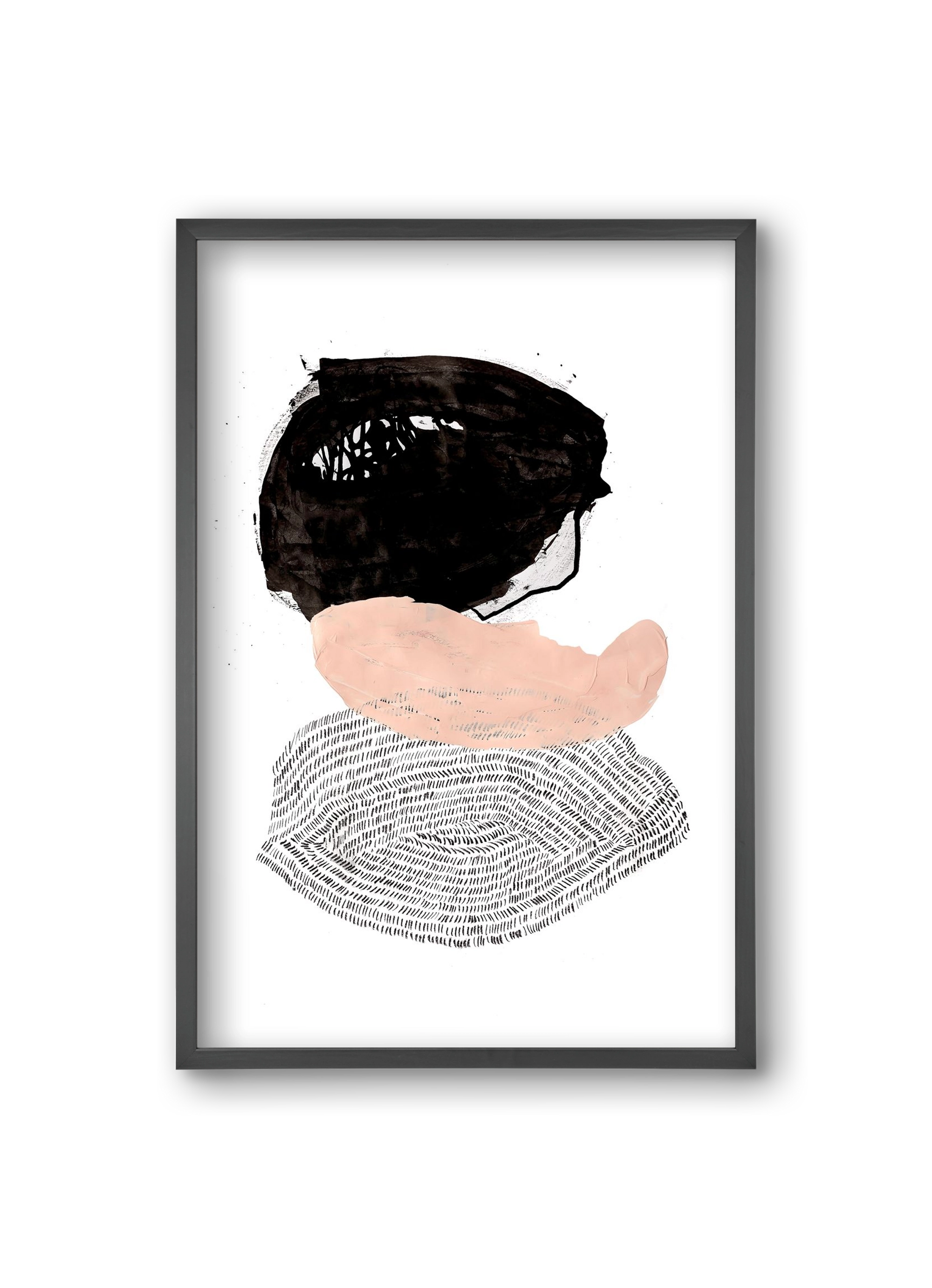 The fish that could, 20x30 cm (20x30 cm), Fekete keret