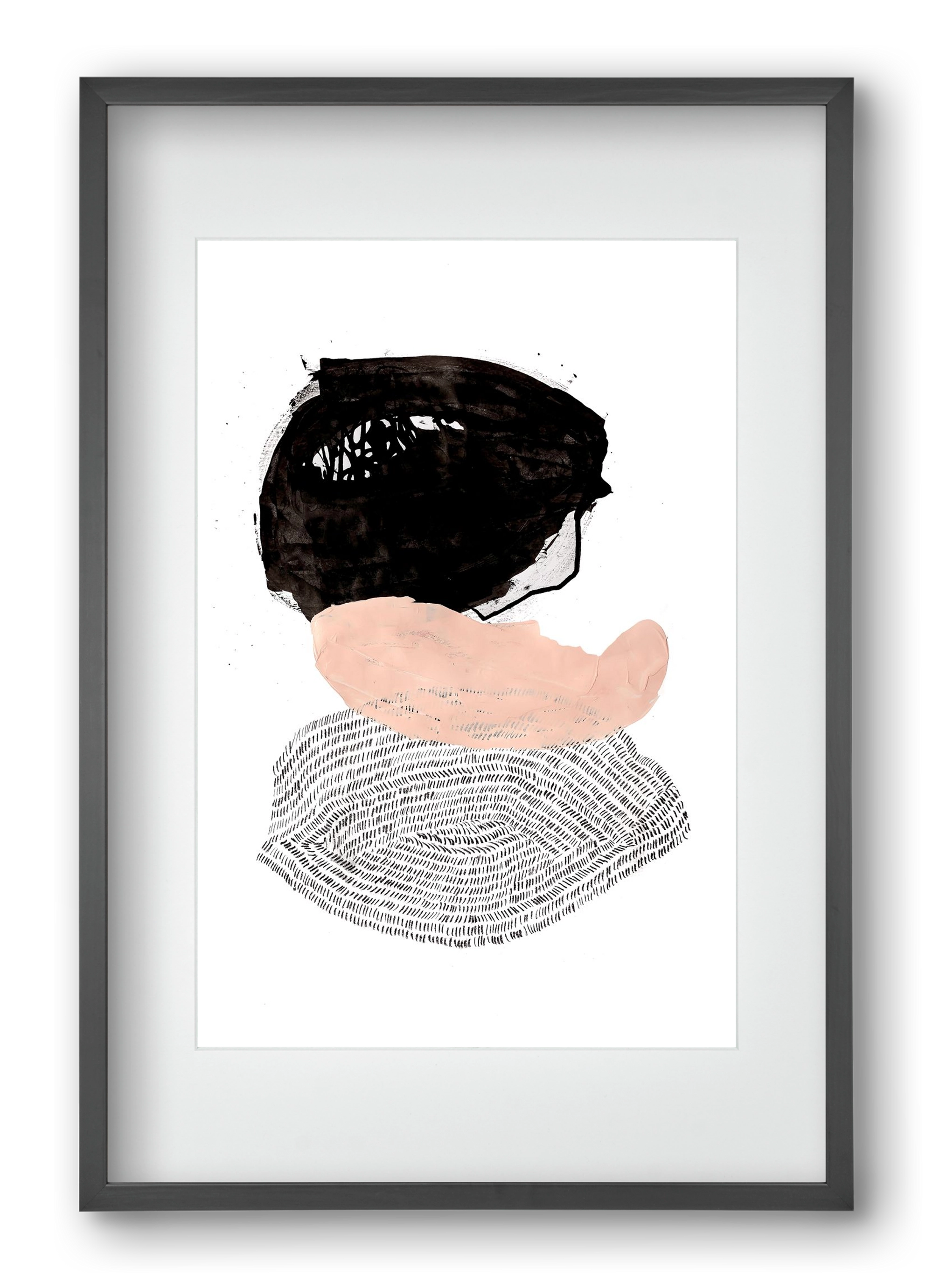 The fish that could, 40x60 cm (30x45 cm), Fekete keret, paszpartuval