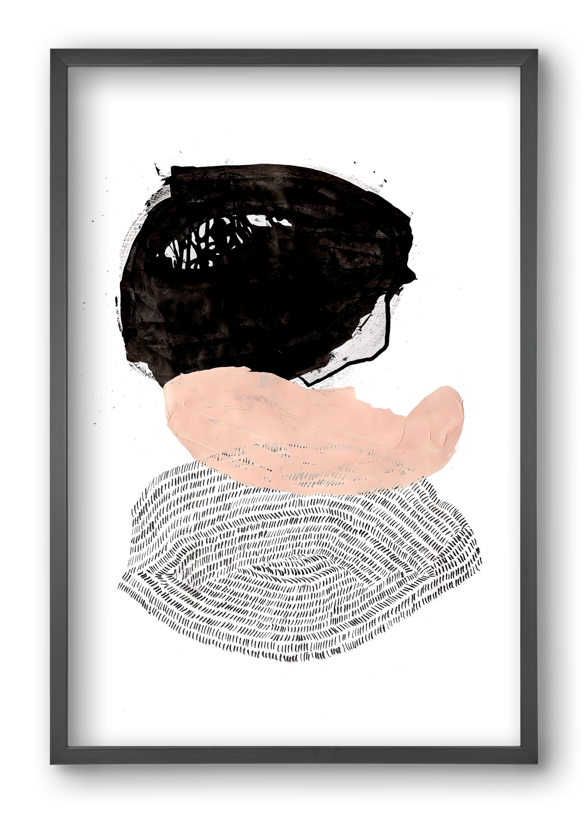 The fish that could, 40x60 cm (40x60 cm), Fekete keret