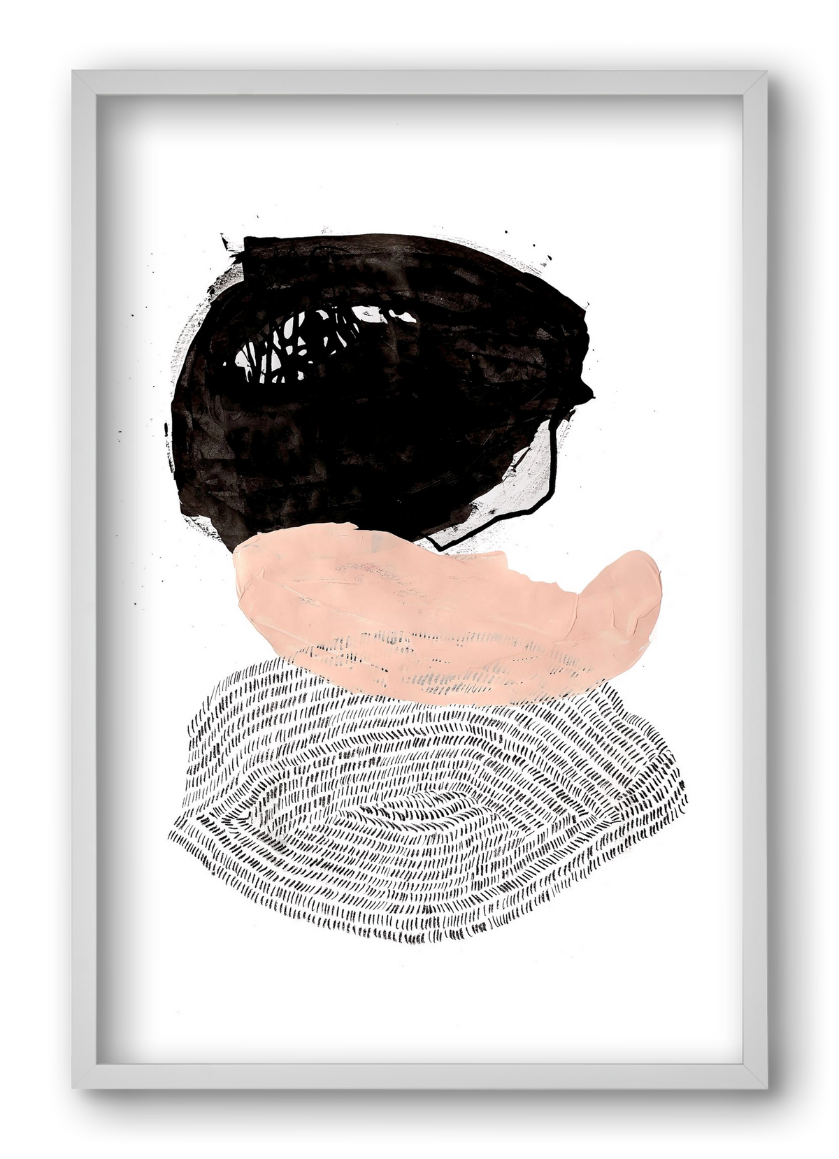 The fish that could, 40x60 cm (40x60 cm), Fehér keret