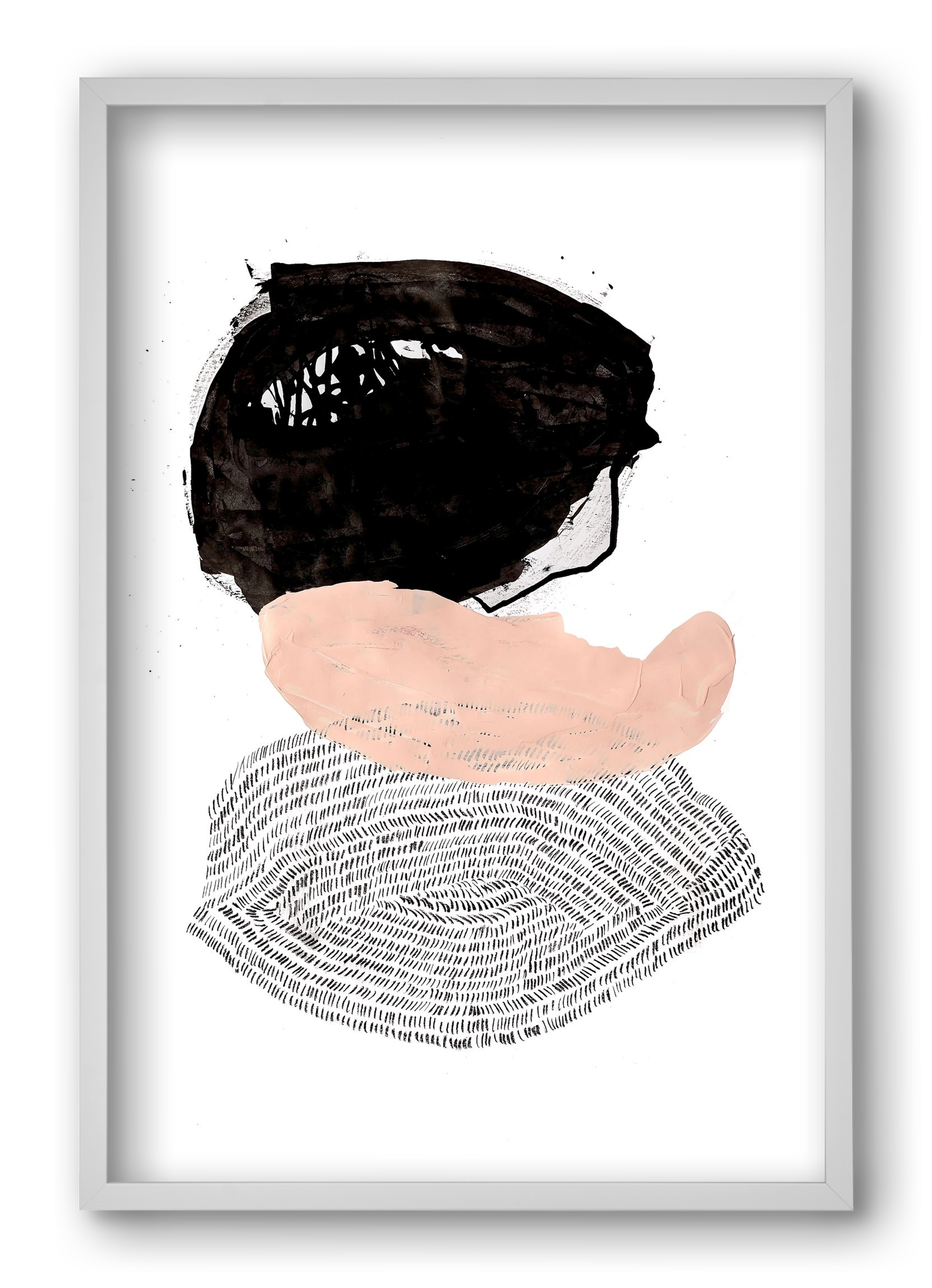 The fish that could, 40x60 cm (40x60 cm), Fehér keret