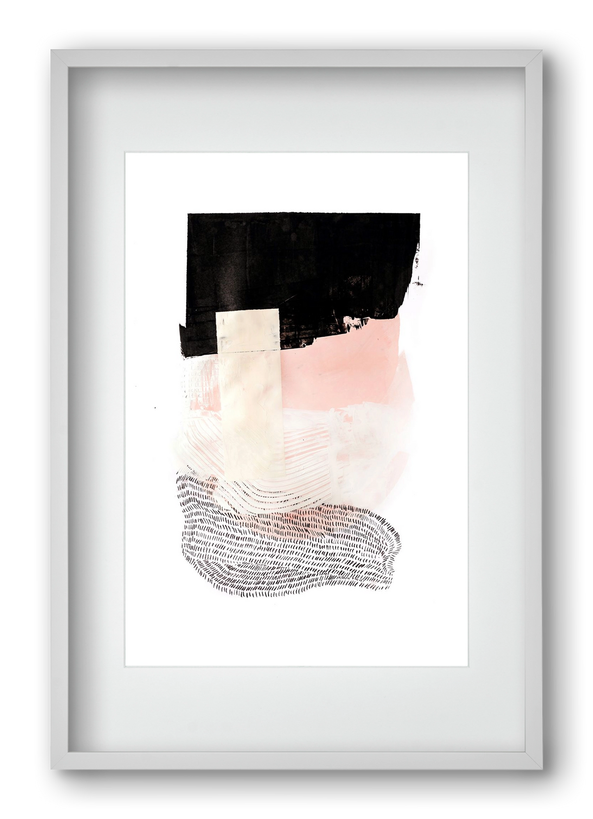 Sunday in the cell, 40x60 cm (30x45 cm), Fehér keret, paszpartuval