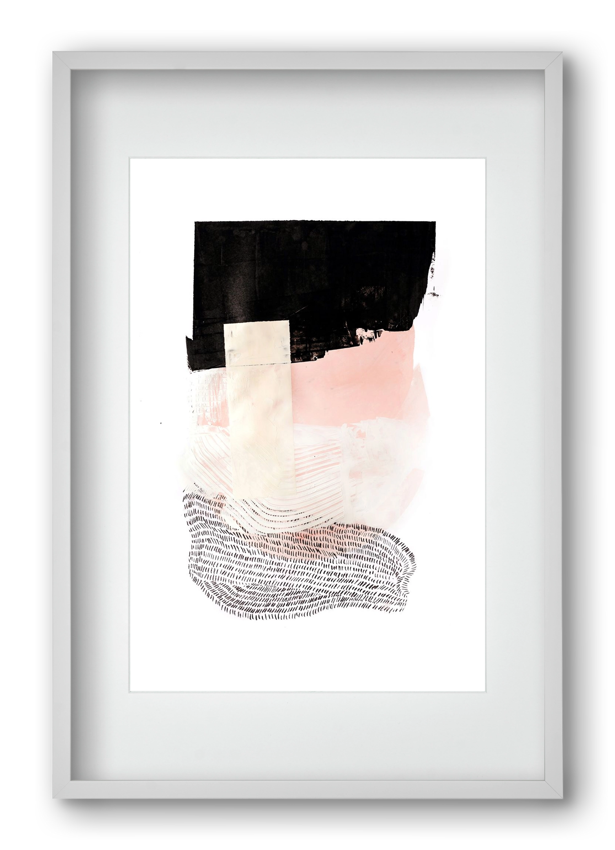 Sunday in the cell, 40x60 cm (30x45 cm), Fehér keret, paszpartuval