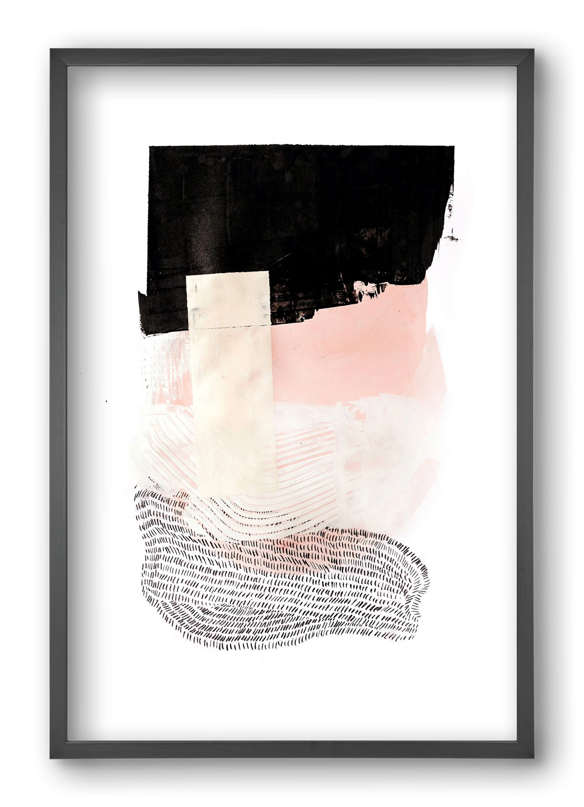 Sunday in the cell, 40x60 cm (40x60 cm), Fekete keret