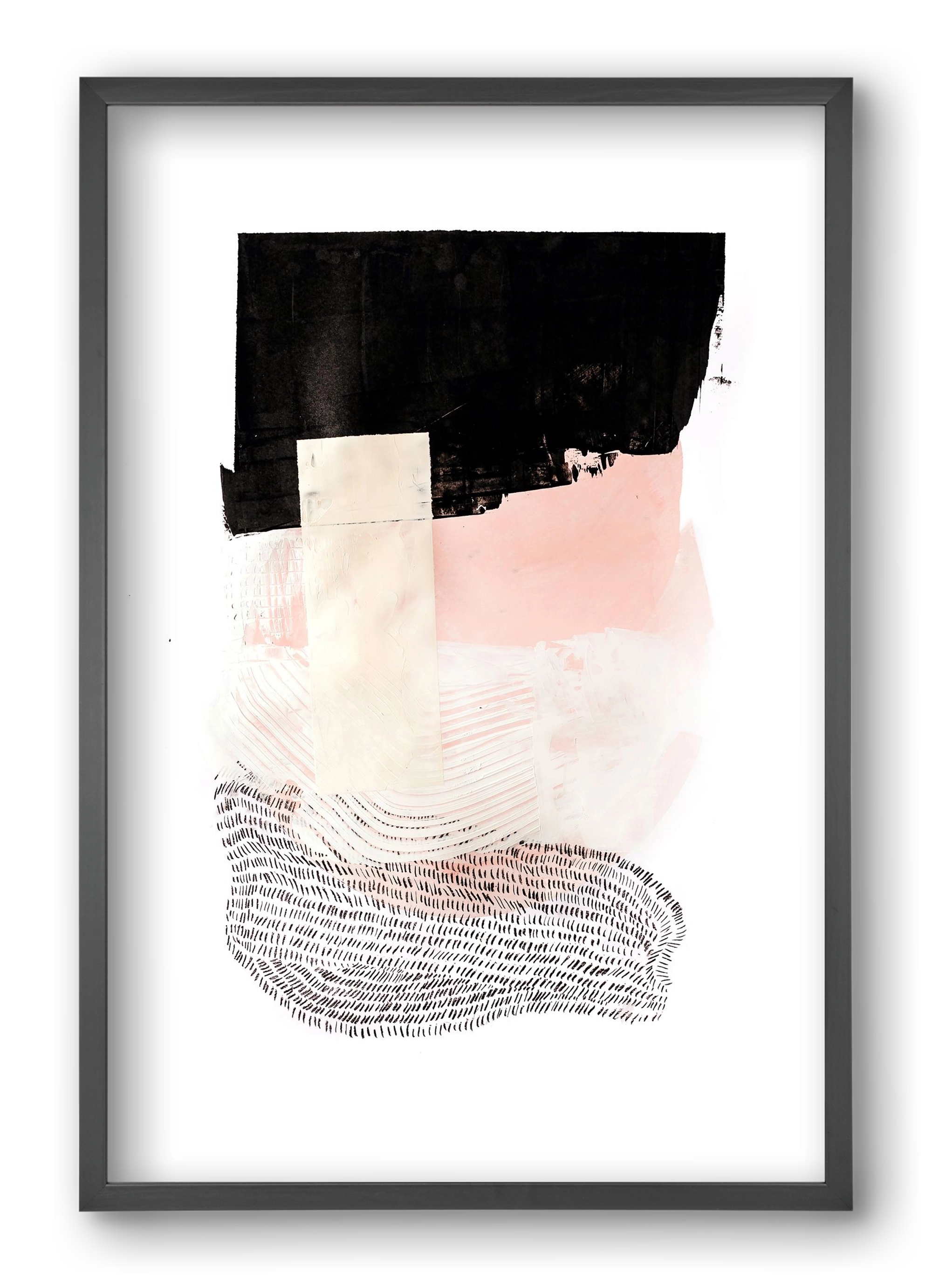 Sunday in the cell, 40x60 cm (40x60 cm), Fekete keret