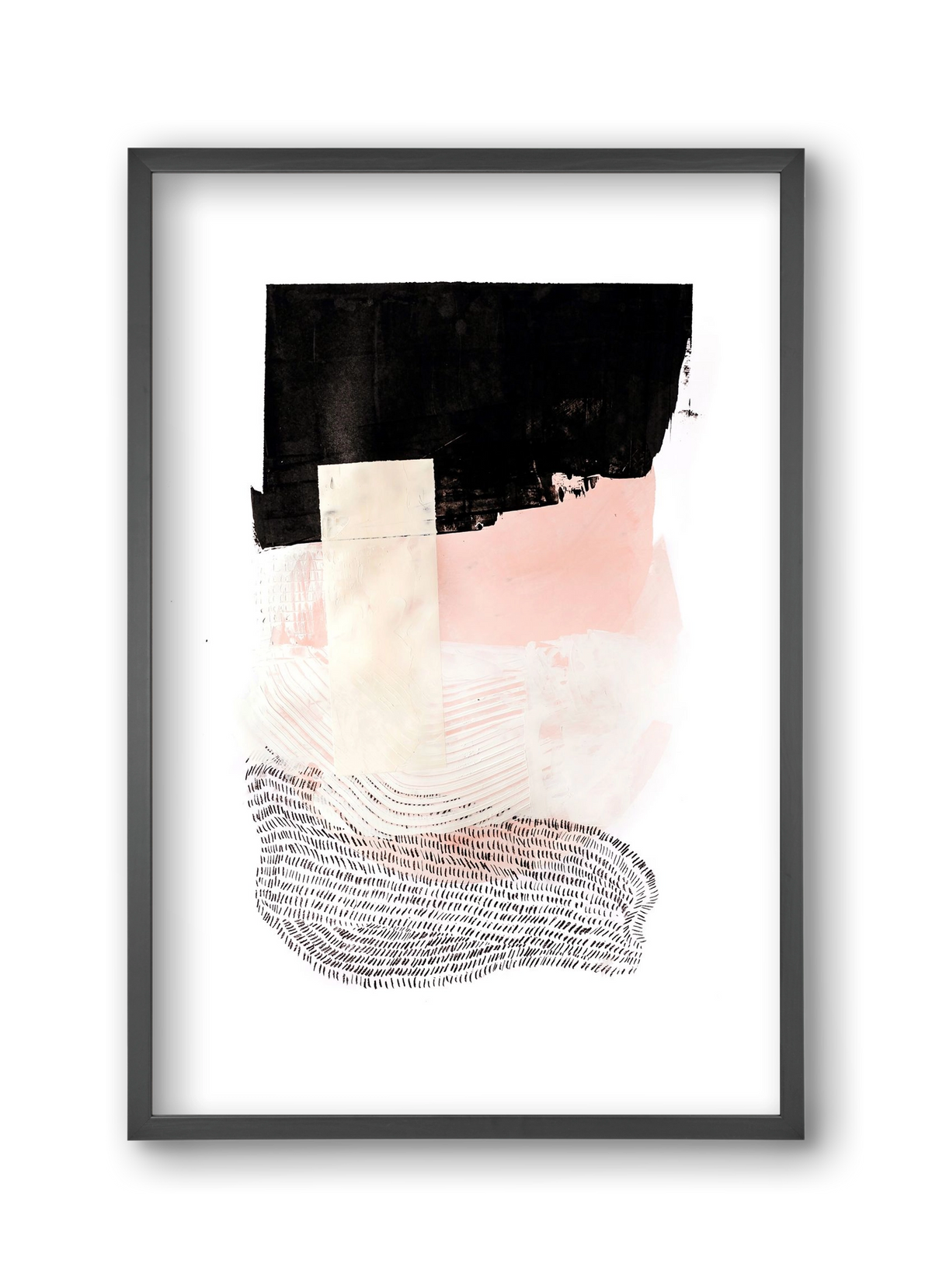 Sunday in the cell, 30x45 cm (30x45 cm), Fekete keret