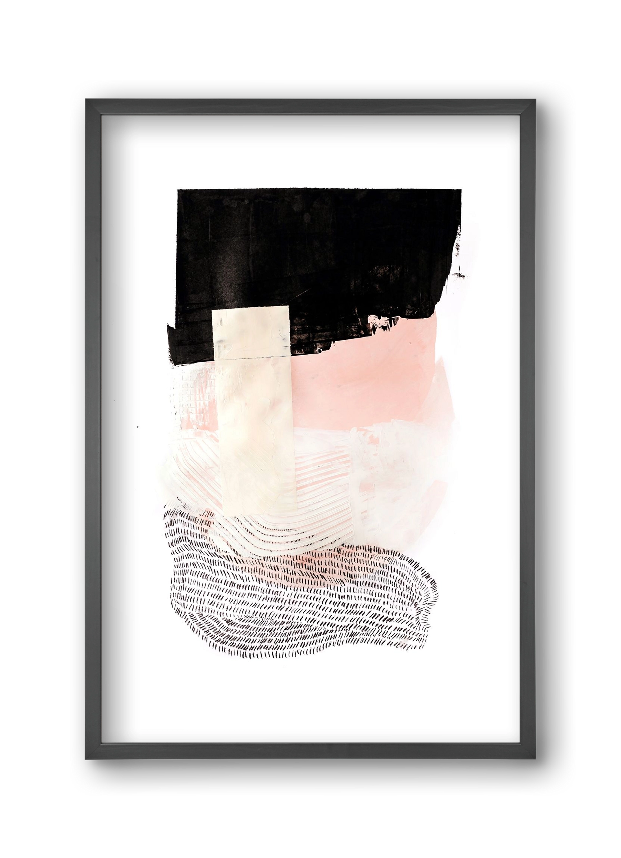 Sunday in the cell, 30x45 cm (30x45 cm), Fekete keret