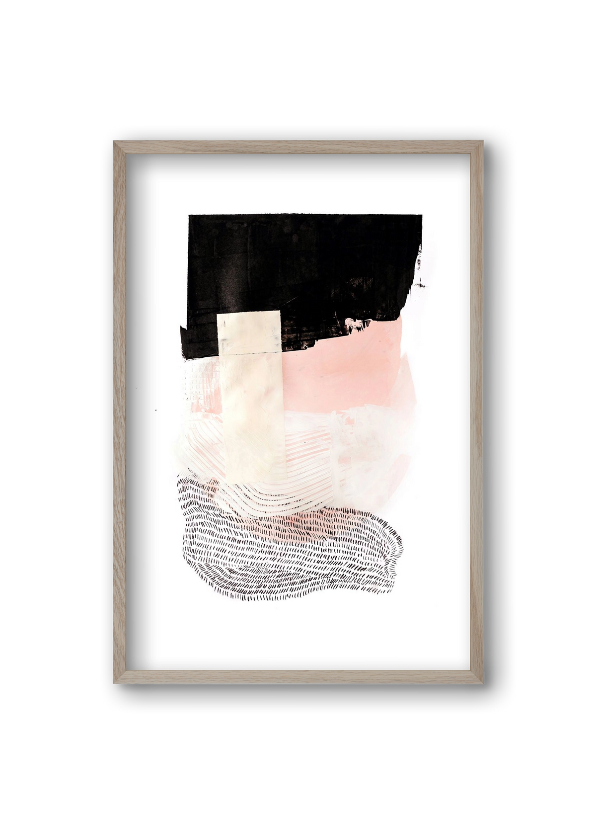 Sunday in the cell, 20x30 cm (20x30 cm), Tölgy keret