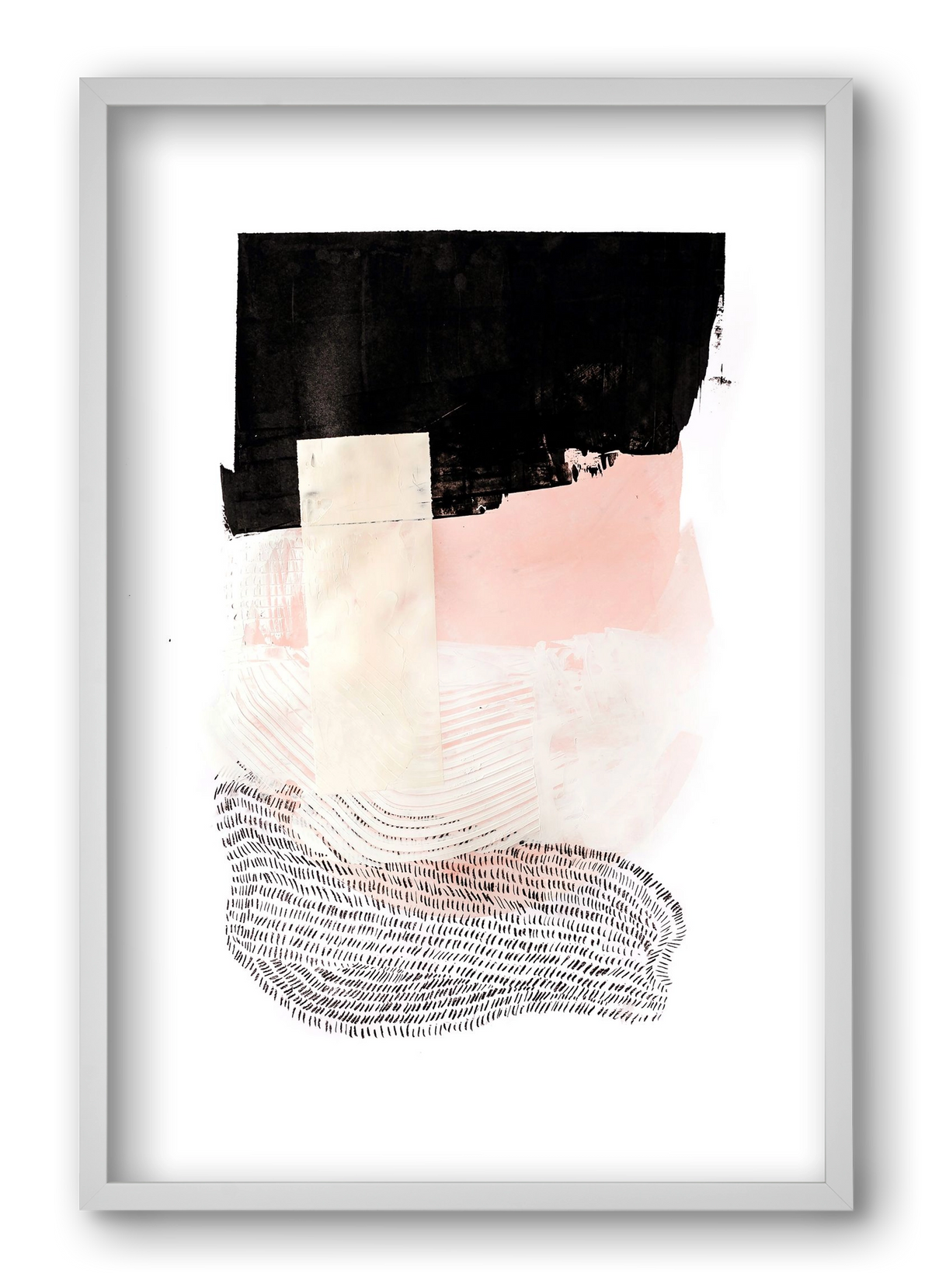 Sunday in the cell, 40x60 cm (40x60 cm), Fehér keret