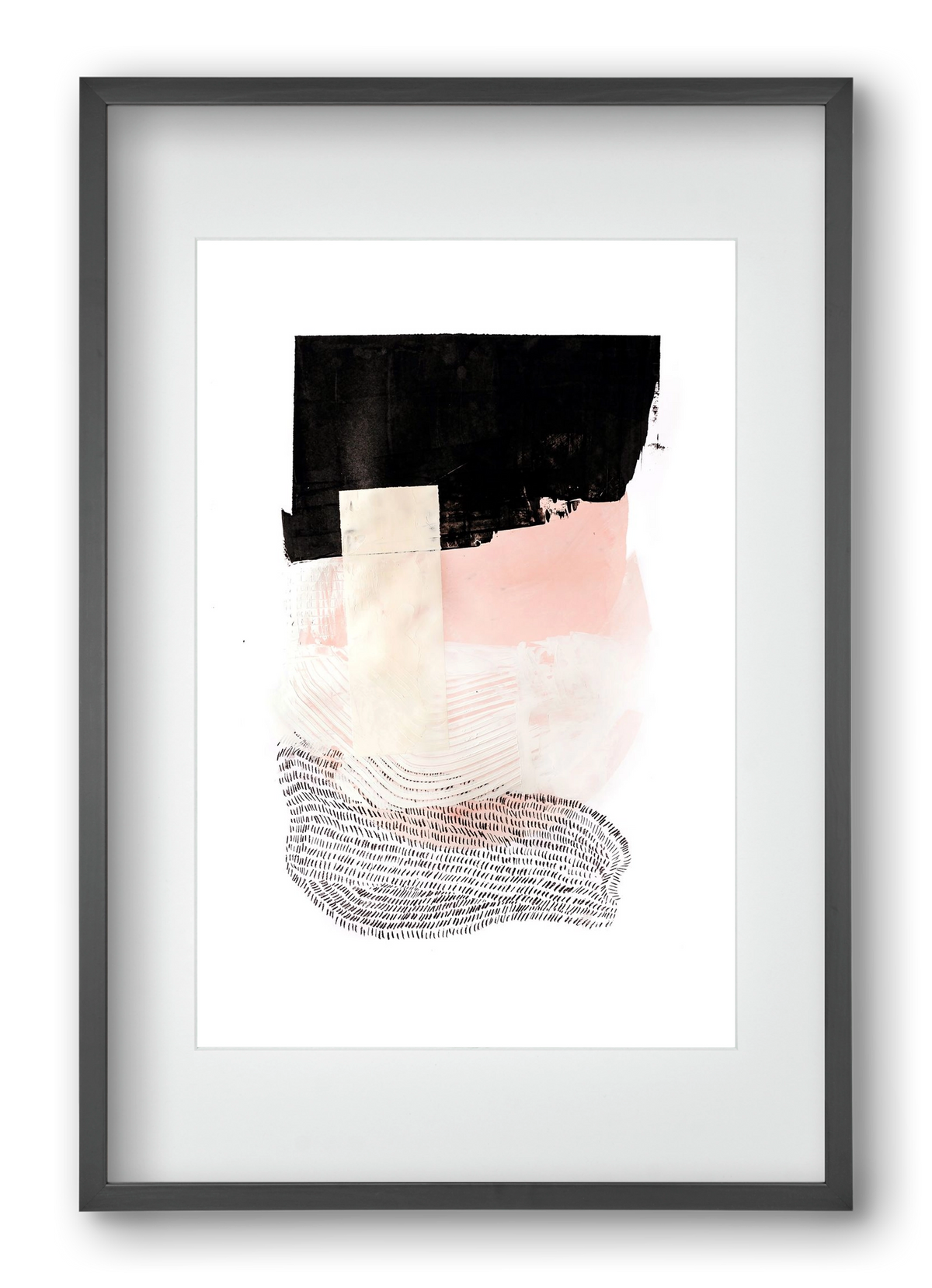 Sunday in the cell, 40x60 cm (30x45 cm), Fekete keret, paszpartuval