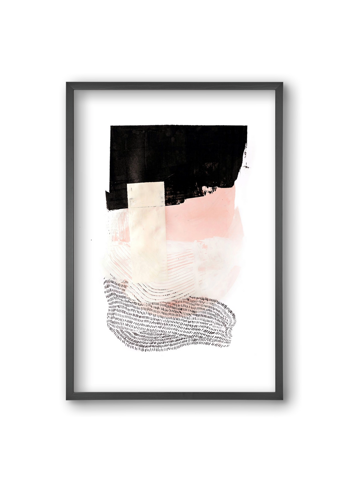 Sunday in the cell, 20x30 cm (20x30 cm), Fekete keret