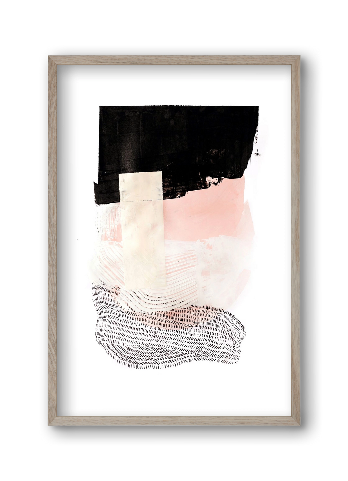 Sunday in the cell, 30x45 cm (30x45 cm), Tölgy keret