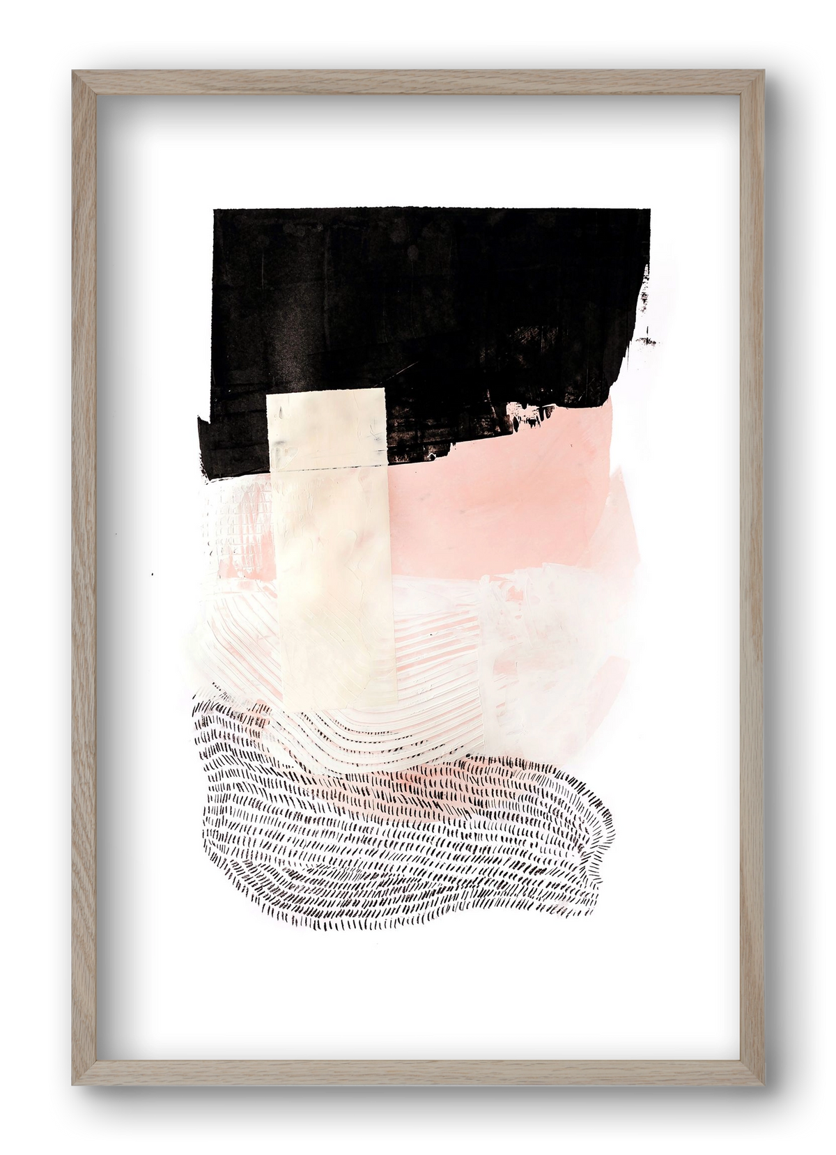 Sunday in the cell, 40x60 cm (40x60 cm), Tölgy keret