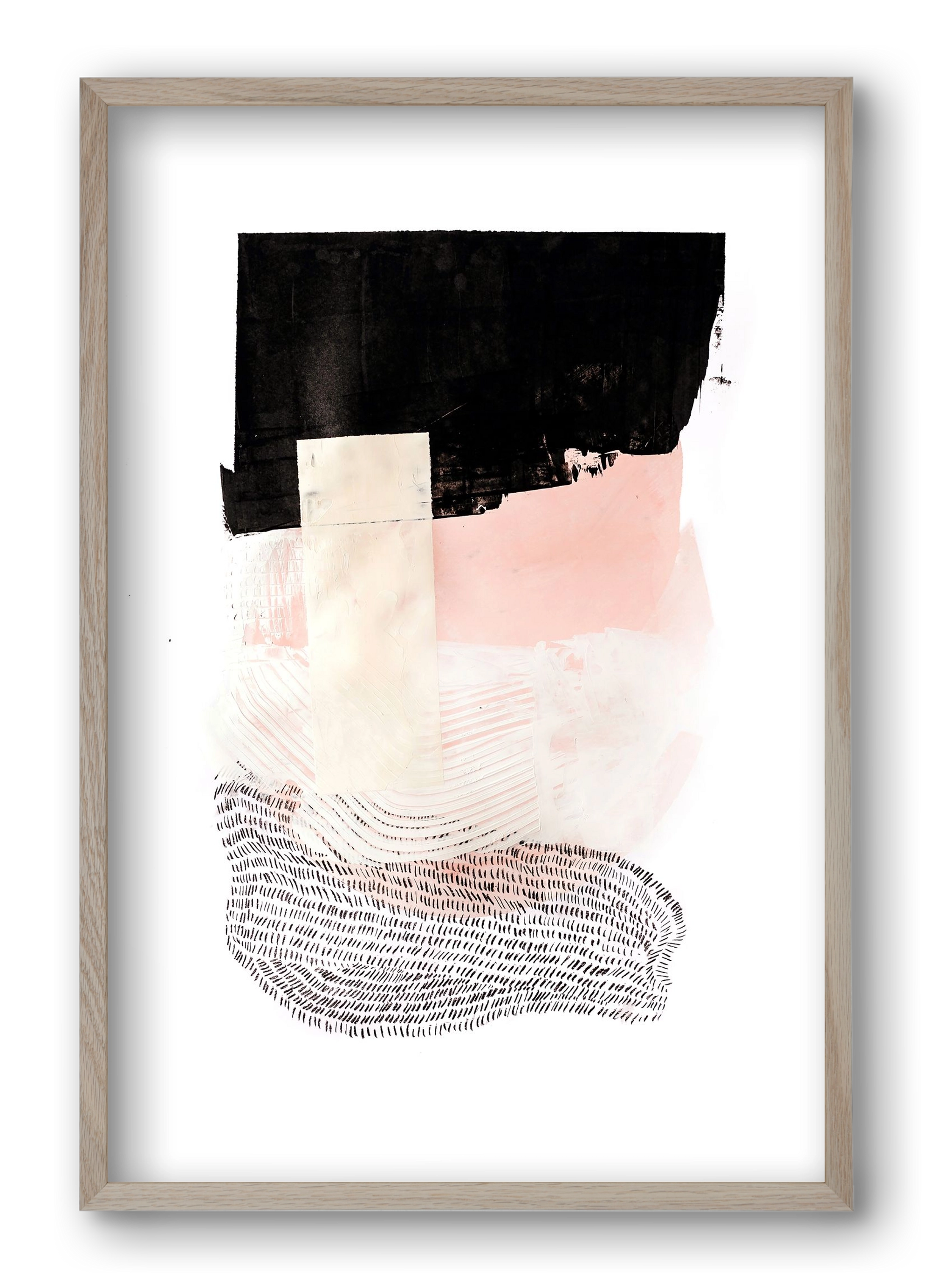 Sunday in the cell, 40x60 cm (40x60 cm), Tölgy keret