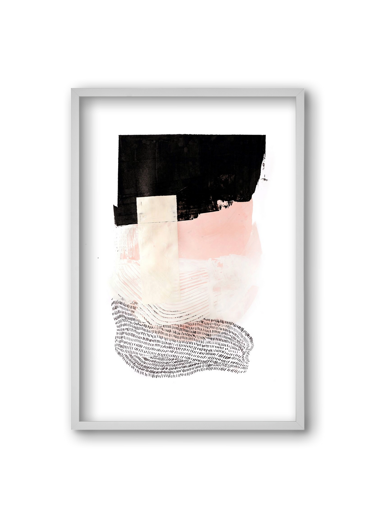 Sunday in the cell, 20x30 cm (20x30 cm), Fehér keret