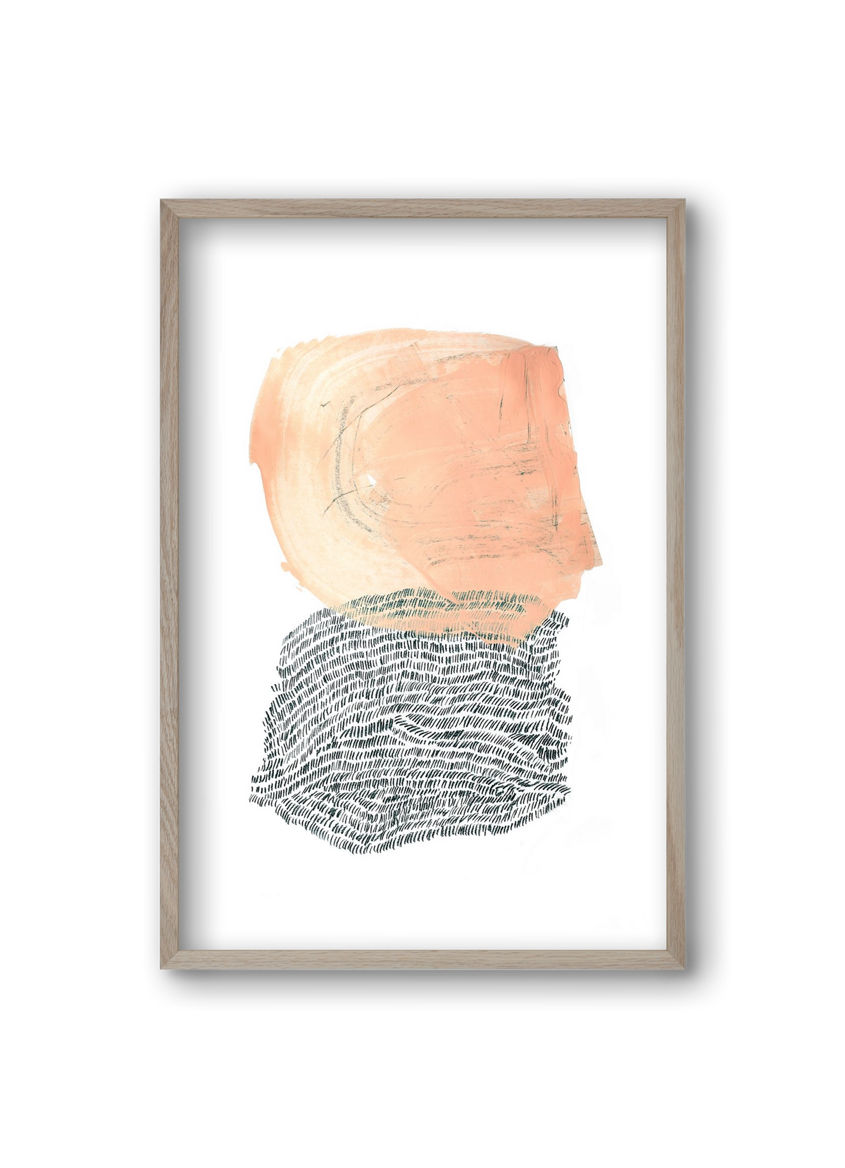 Paint & Wool, 20x30 cm (20x30 cm), Tölgy keret