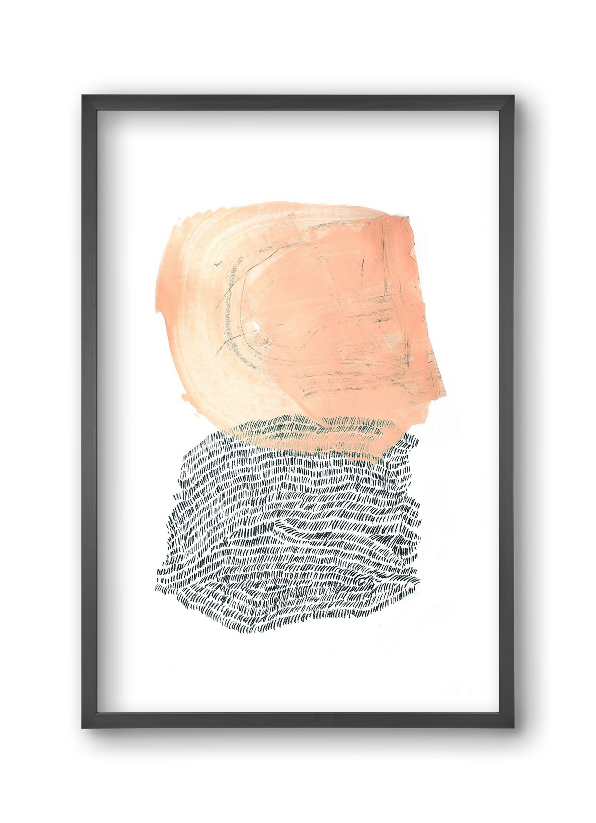 Paint & Wool, 30x45 cm (30x45 cm), Fekete keret