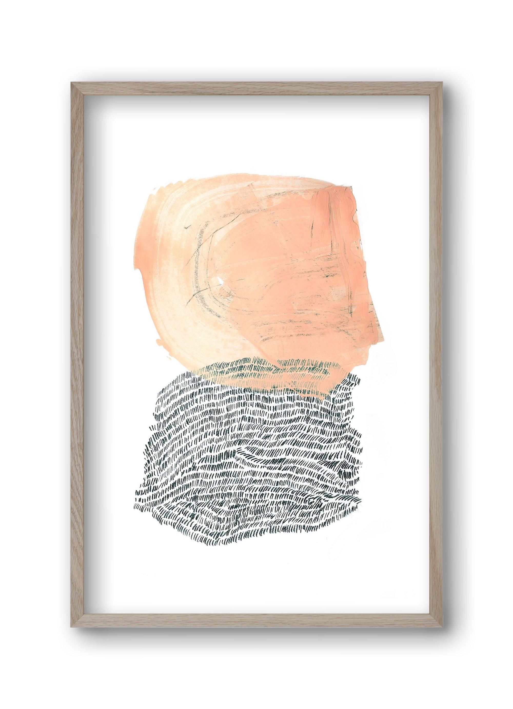 Paint & Wool, 30x45 cm (30x45 cm), Tölgy keret