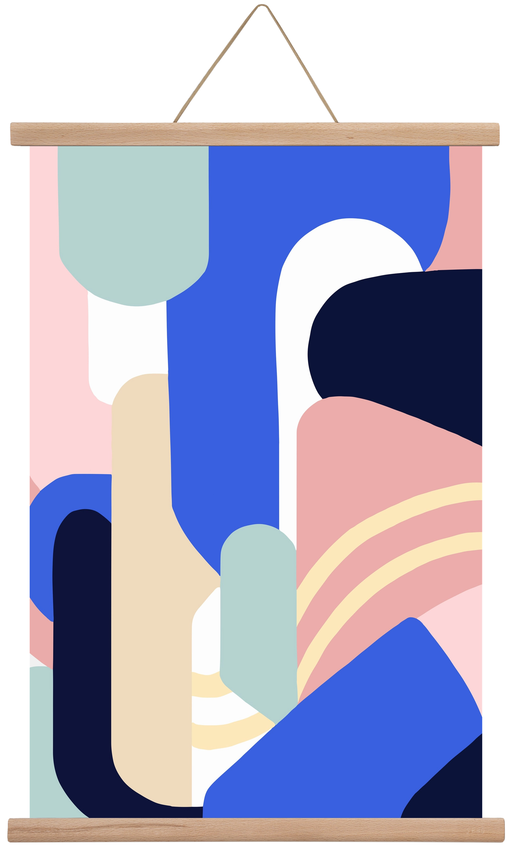 Someday mountains, 40x60 cm (40x60 cm), Tölgy akasztó