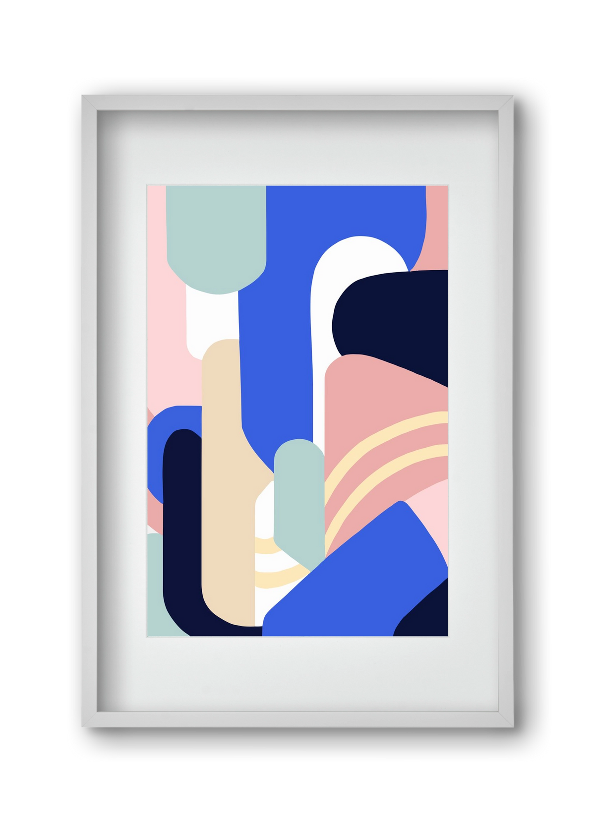 Someday mountains, 30x45 cm (20x30 cm), Fehér keret, paszpartuval