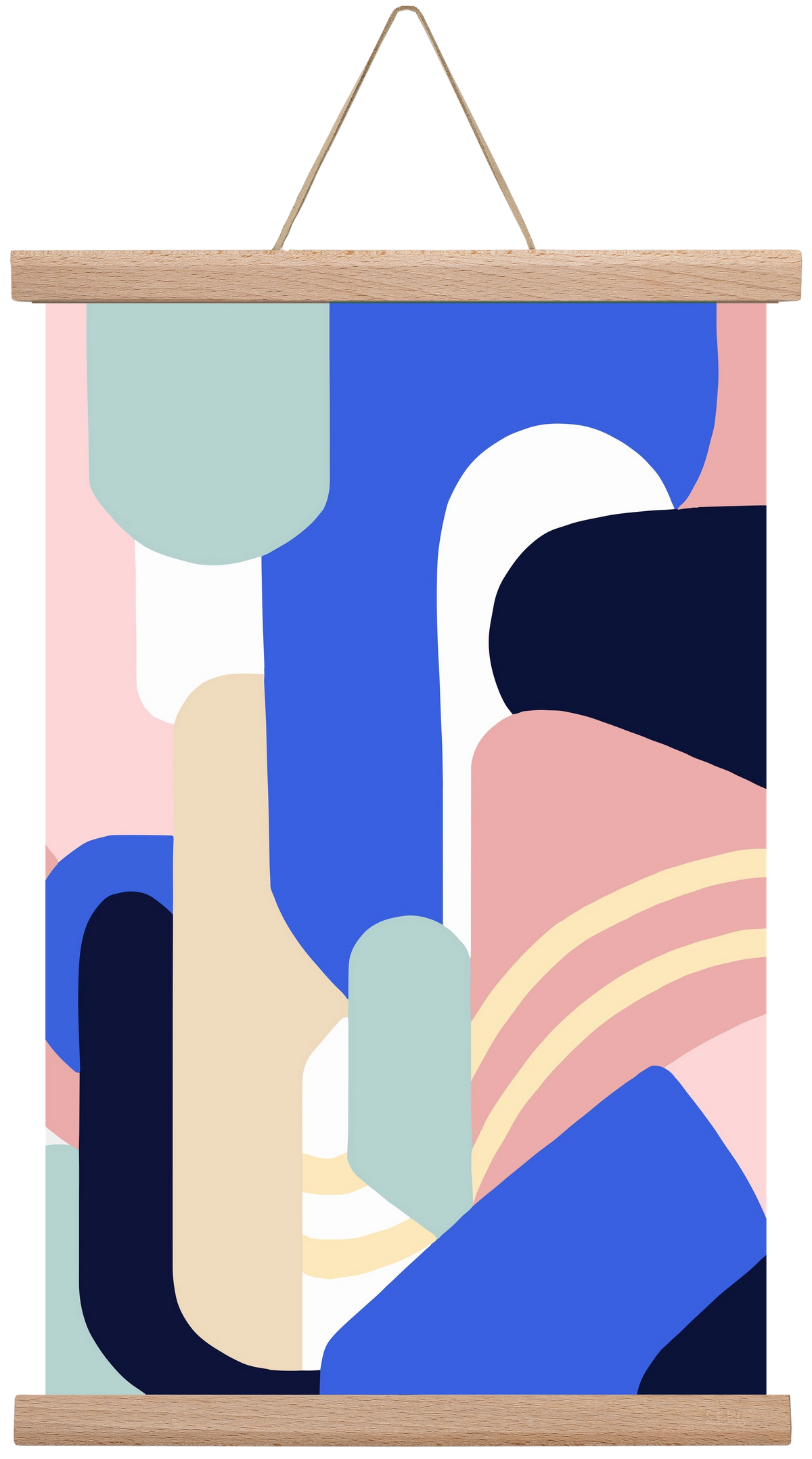 Someday mountains, 30x45 cm (30x45 cm), Tölgy akasztó