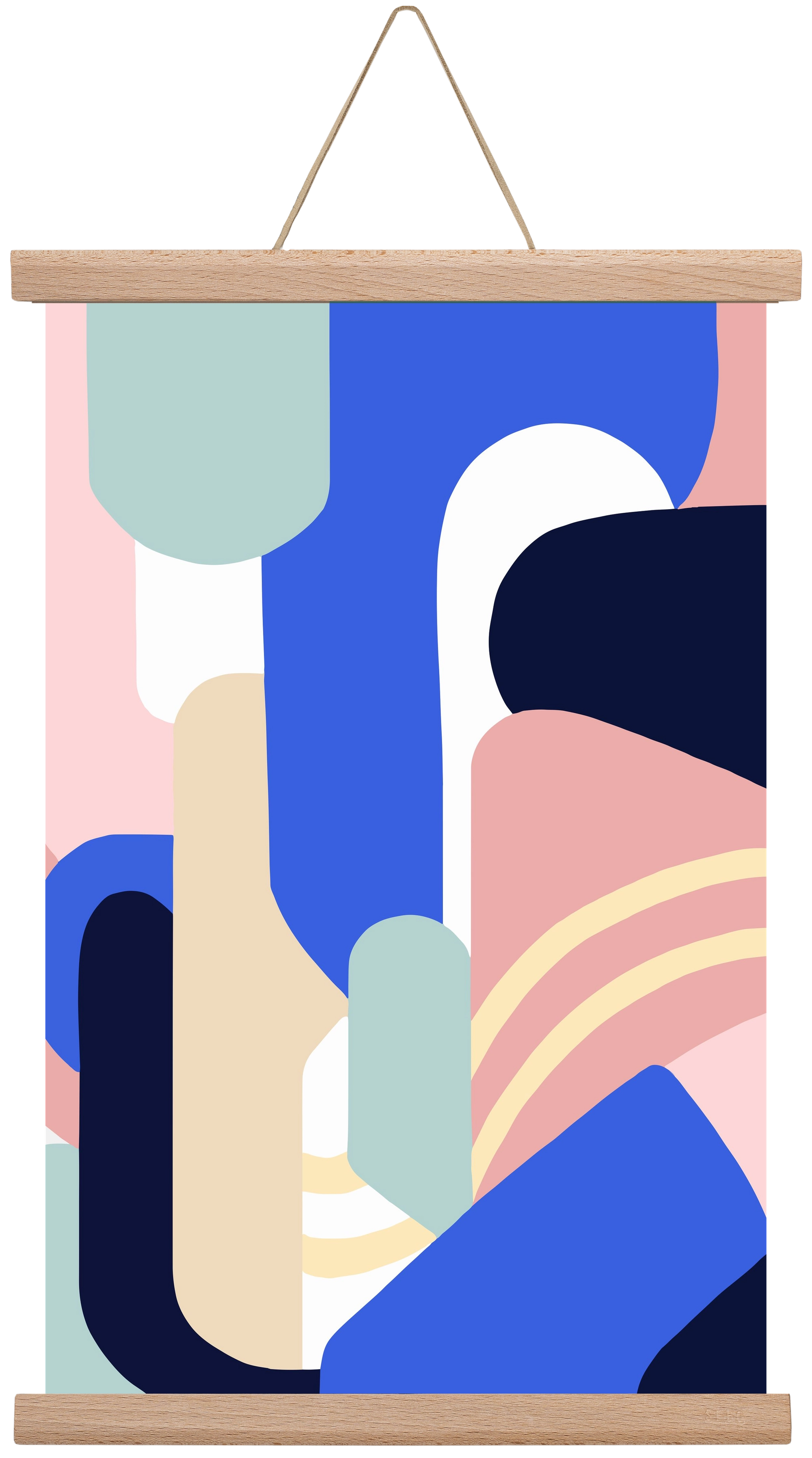 Someday mountains, 30x45 cm (30x45 cm), Tölgy akasztó