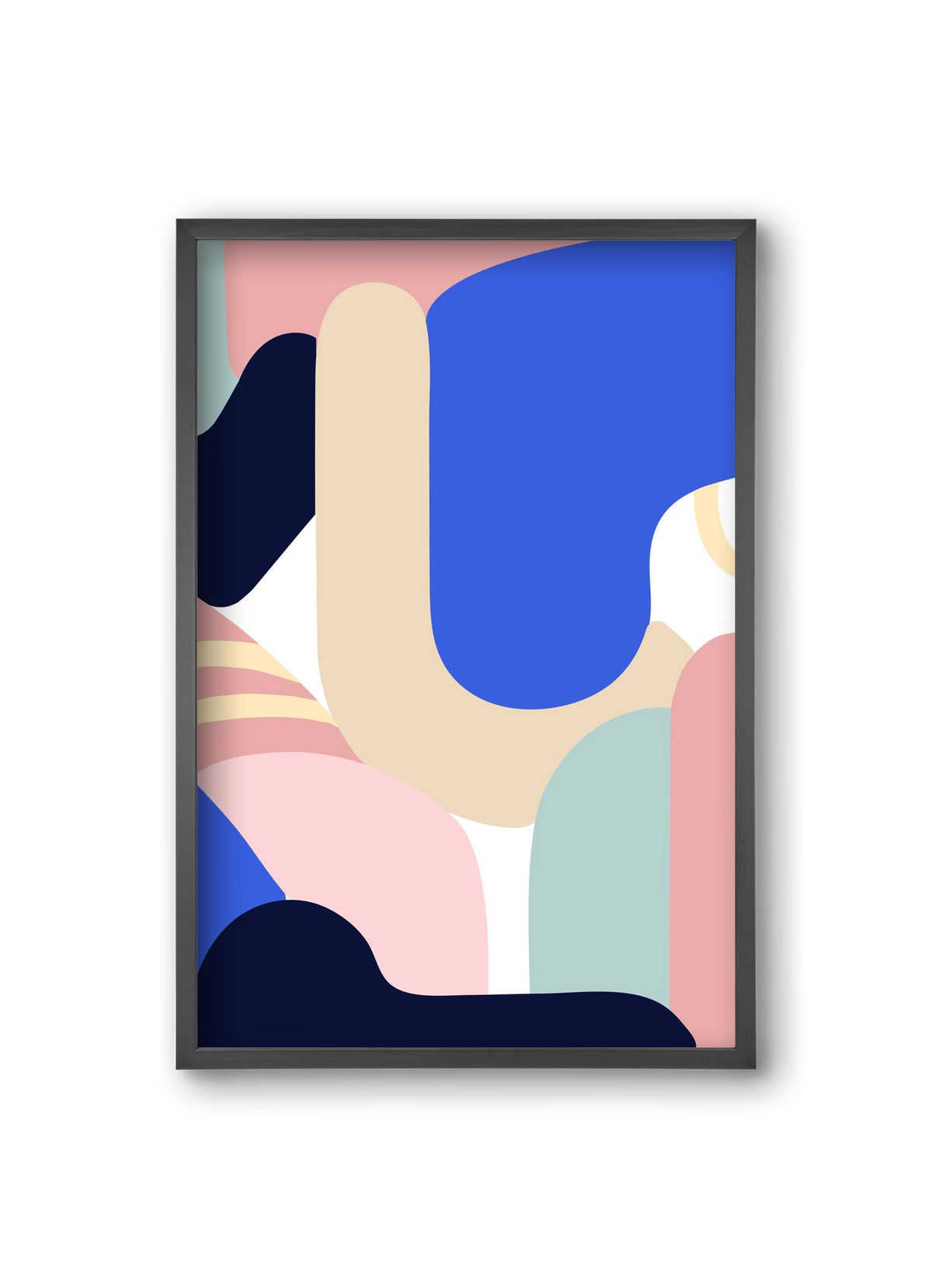 Blue Monday, 20x30 cm (20x30 cm), Fekete keret