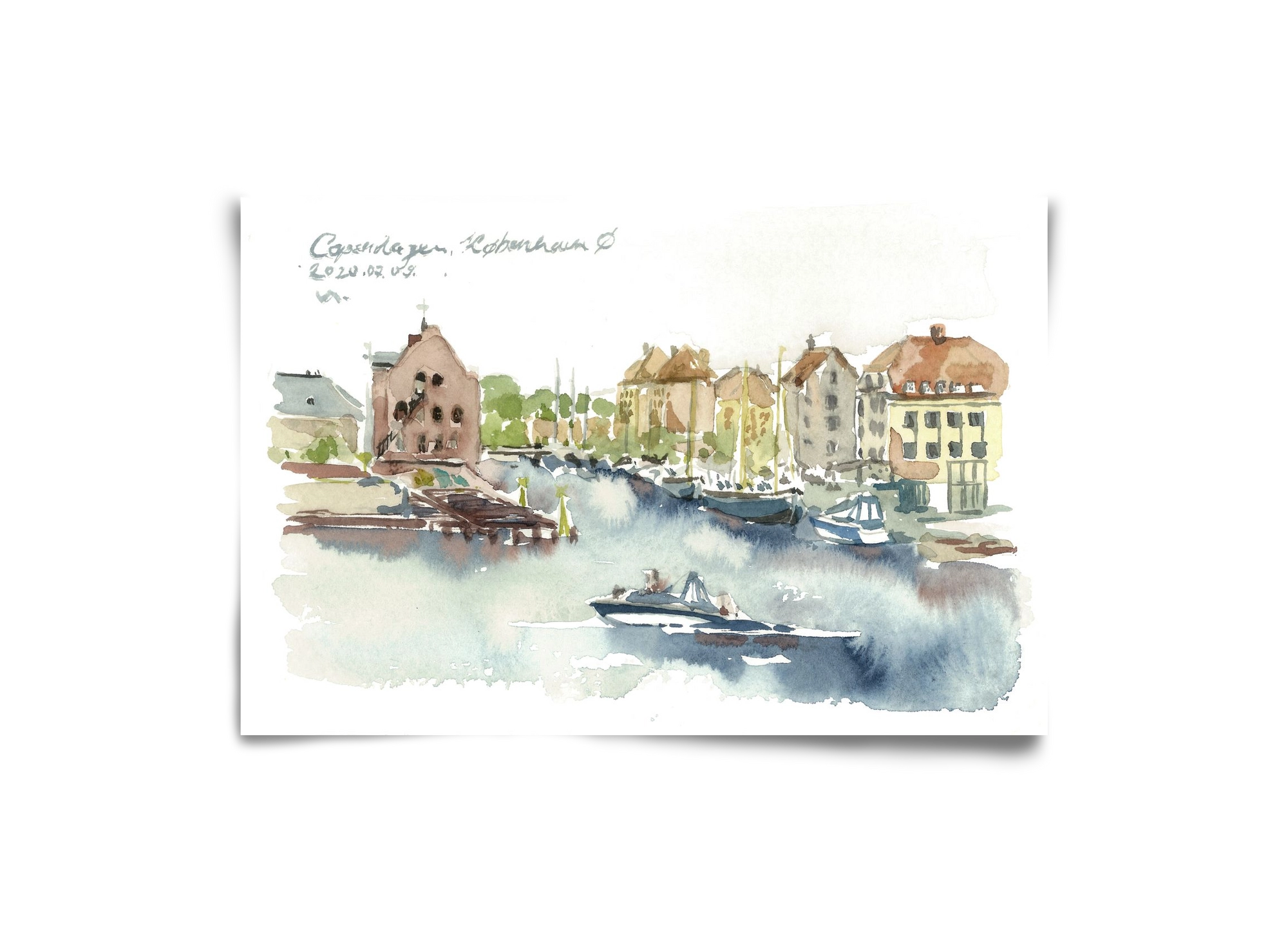 COPENHAGEN - København Ø - 2020.07.09., 30x20 cm, Keret nélkül