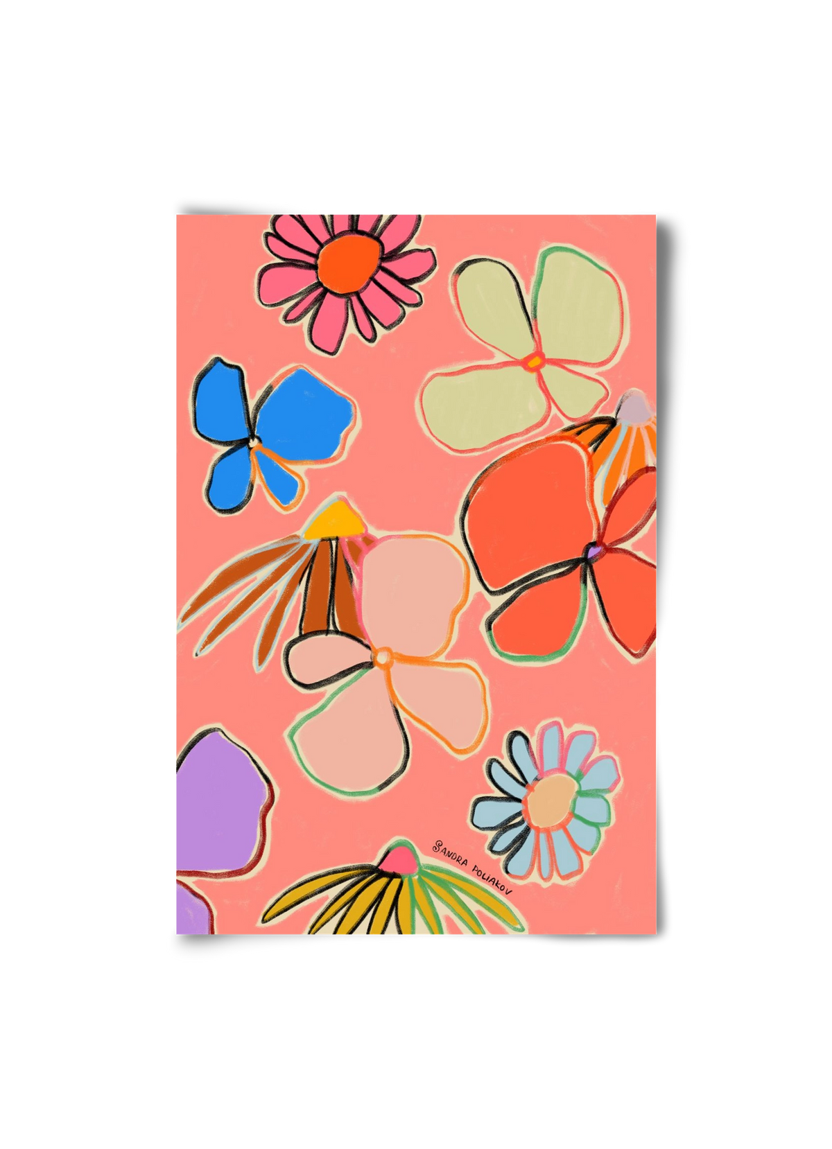 VINTAGE GARDEN PEACH, 20x30 cm, Keret nélkül