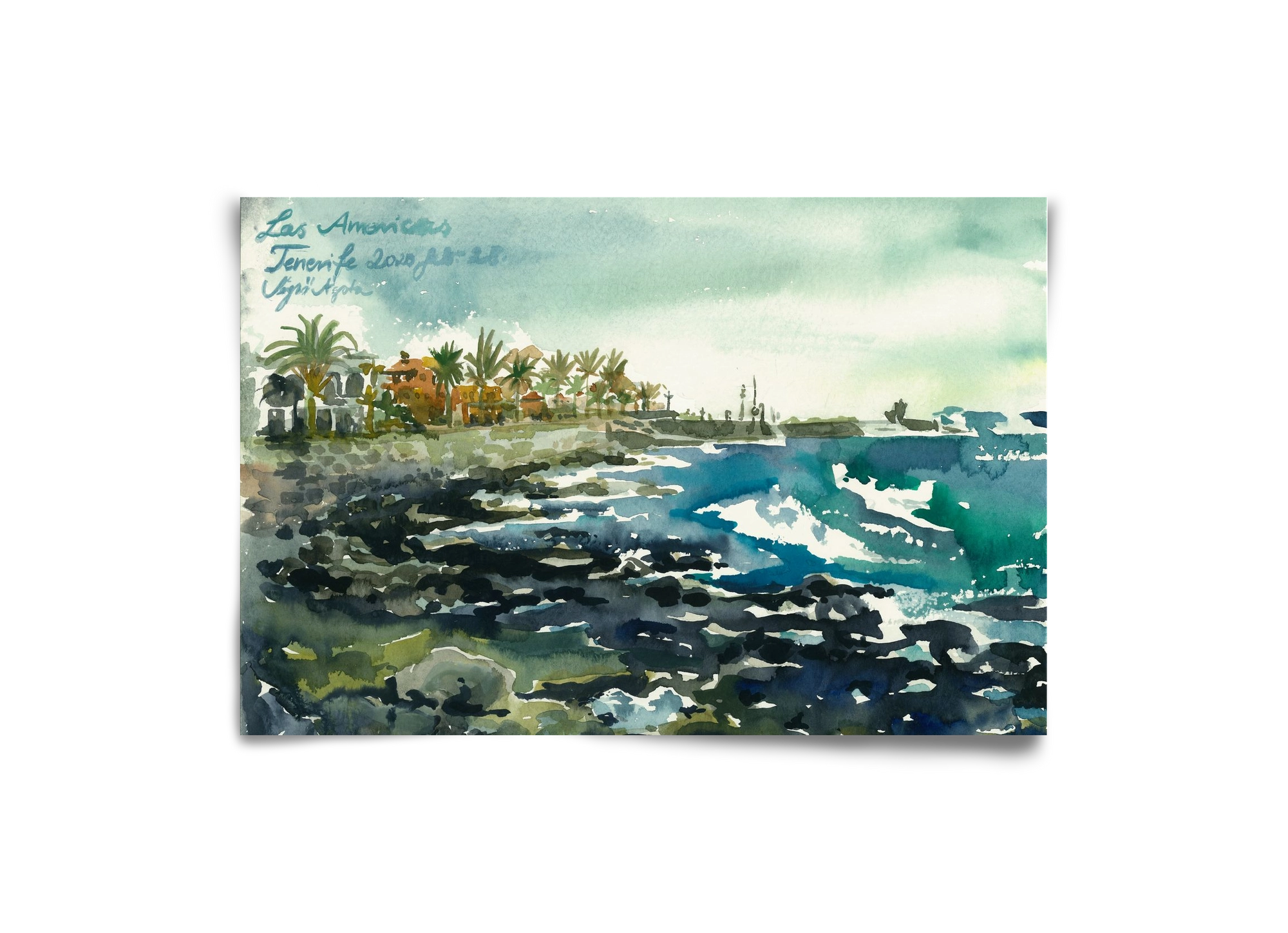 TENERIFE - Las Americas - 2020.02.28., 30x20 cm, Keret nélkül