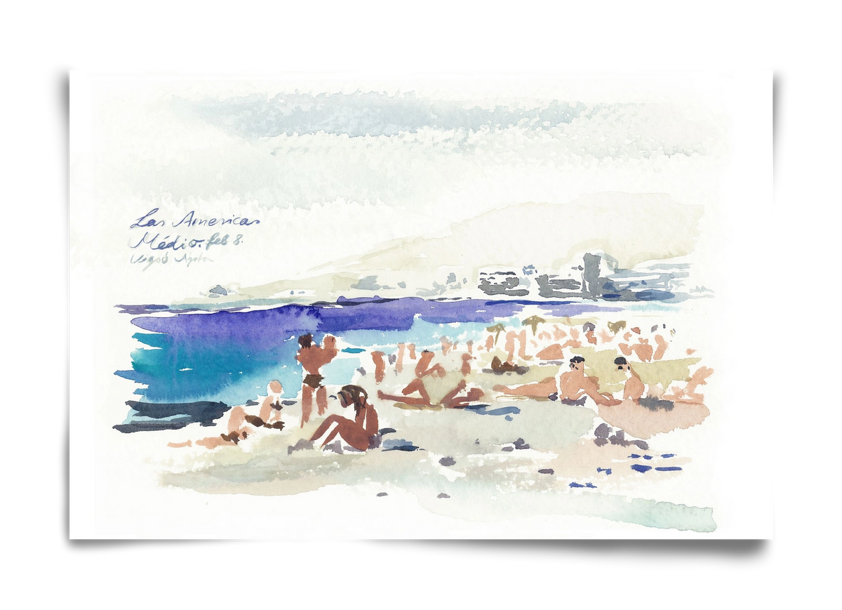 TENERIFE - Las Americas/Médio - 2020.02.08., 60x40 cm, Keret nélkül